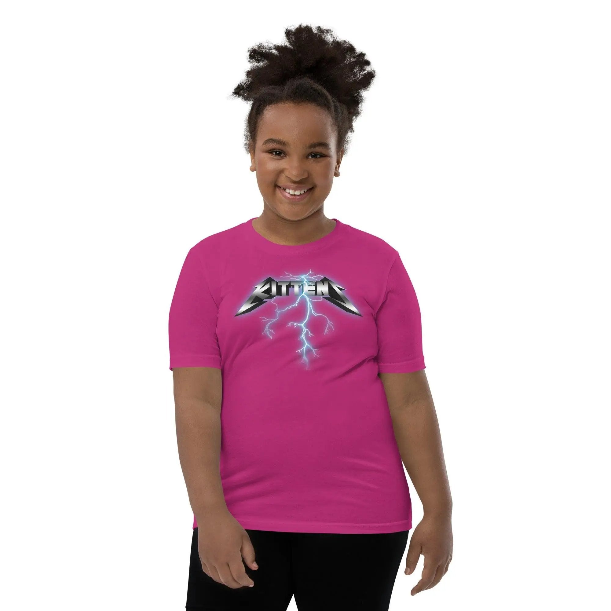 Metallikittens Youth Short Sleeve T-Shirt VAWDesigns