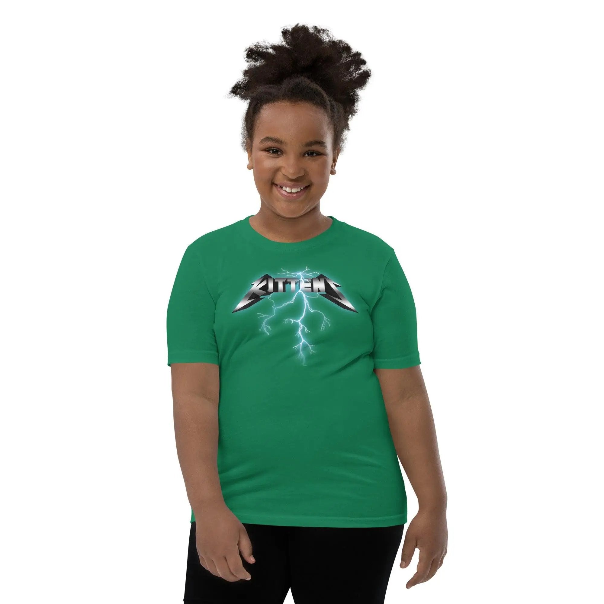 Metallikittens Youth Short Sleeve T-Shirt VAWDesigns
