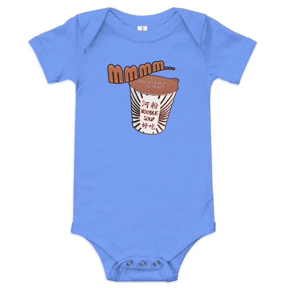 Mmm, Noodle Soup Baby short sleeve one piece VAWDesigns