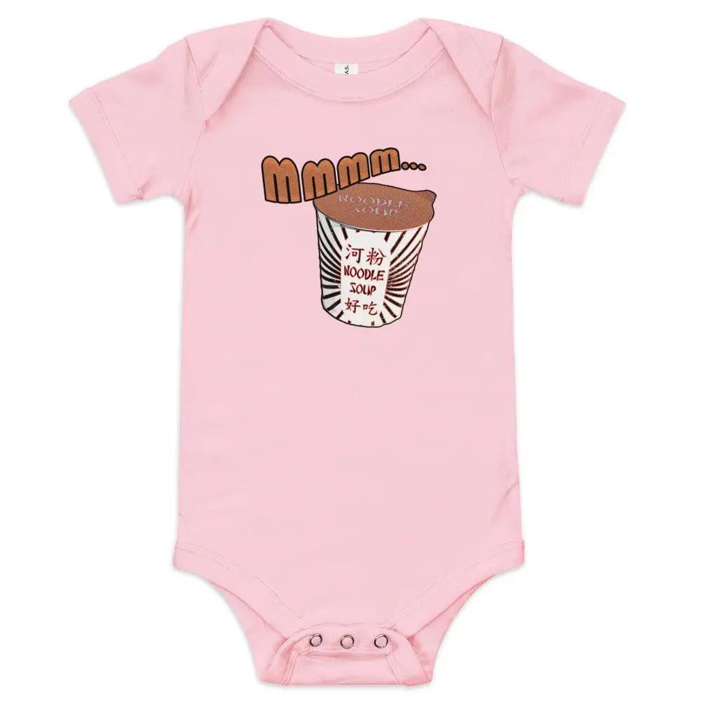 Mmm, Noodle Soup Baby short sleeve one piece VAWDesigns