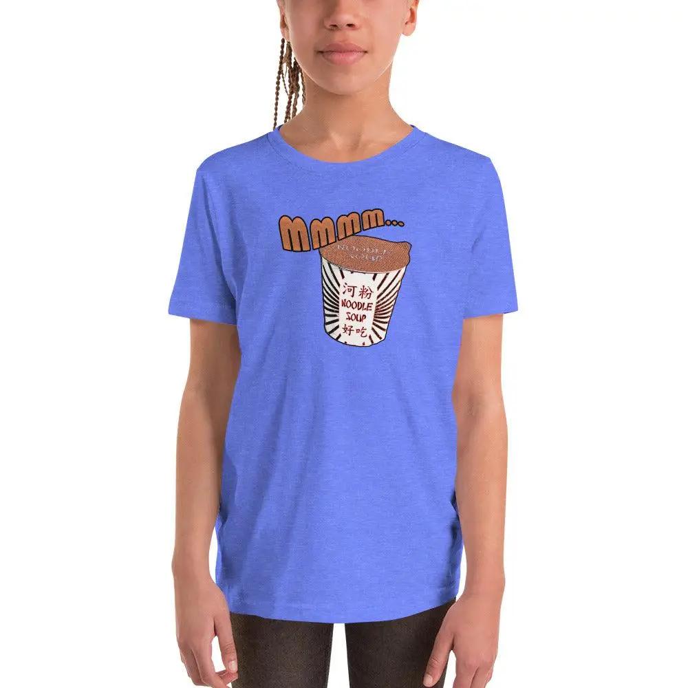 Mmm, Noodle Soup Youth Short Sleeve T-Shirt VAWDesigns