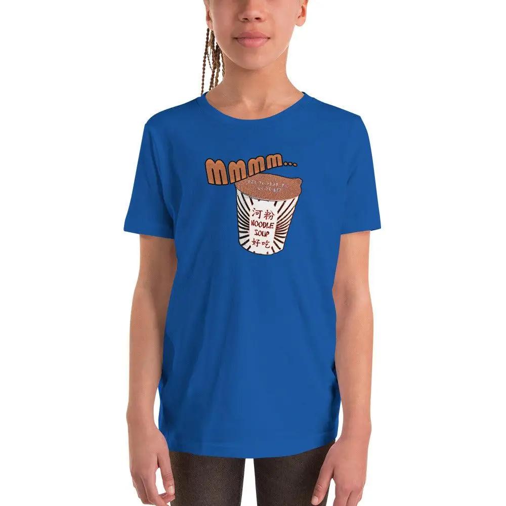 Mmm, Noodle Soup Youth Short Sleeve T-Shirt VAWDesigns