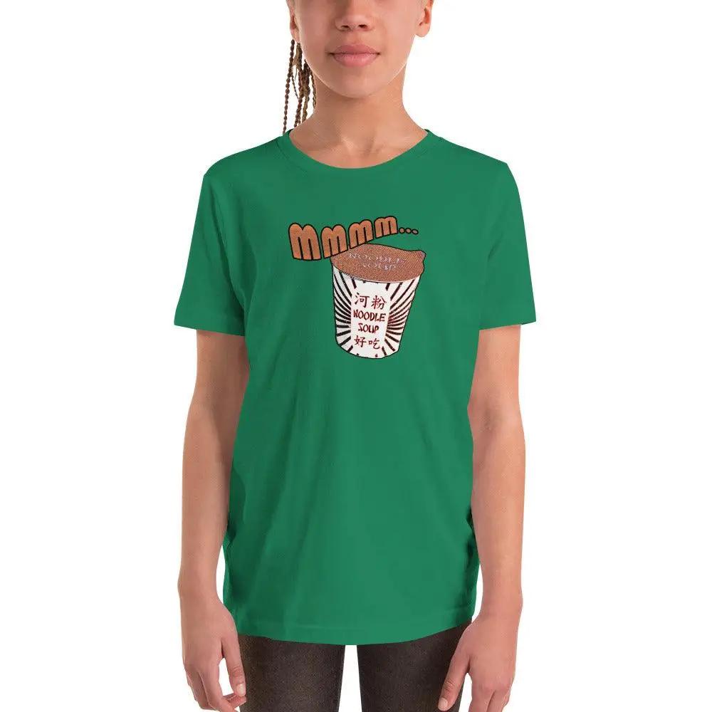 Mmm, Noodle Soup Youth Short Sleeve T-Shirt VAWDesigns