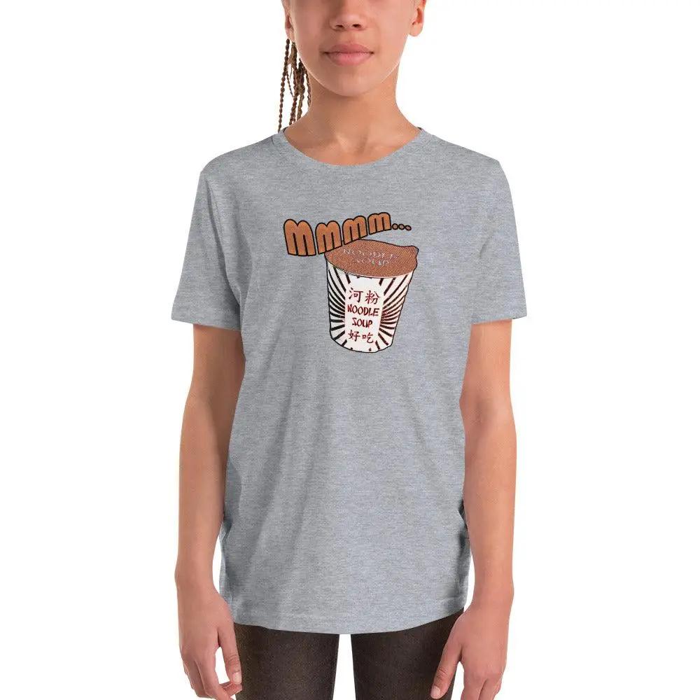 Mmm, Noodle Soup Youth Short Sleeve T-Shirt VAWDesigns