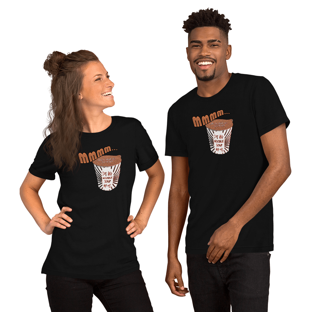 Mmmm, Noodle Soup Unisex t-shirt VAWDesigns