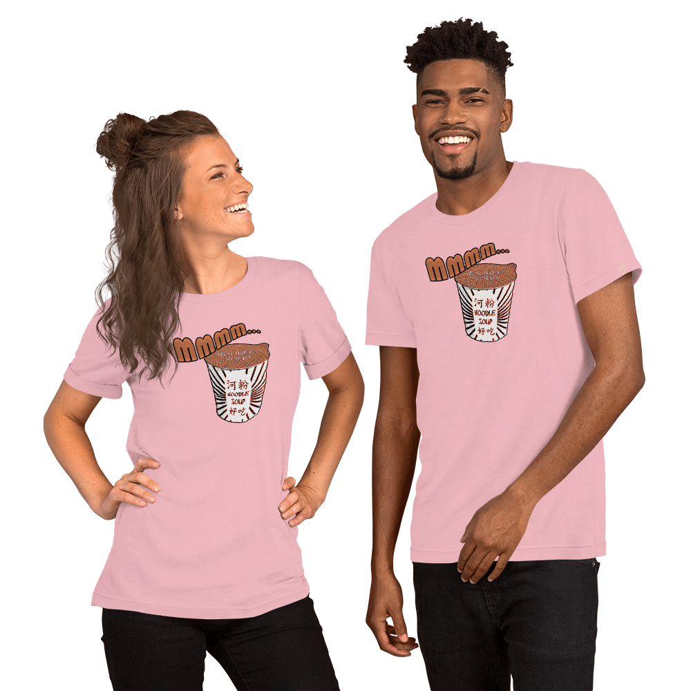 Mmmm, Noodle Soup Unisex t-shirt VAWDesigns