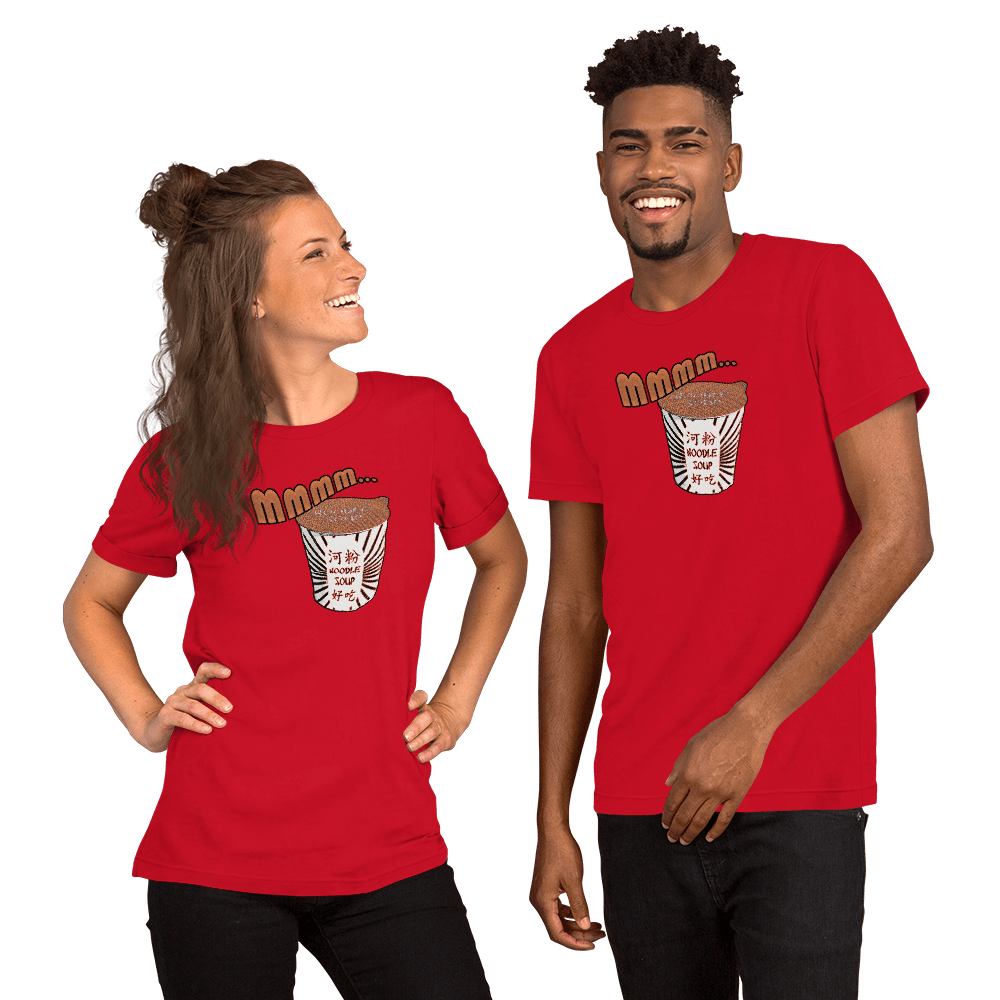Mmmm, Noodle Soup Unisex t-shirt VAWDesigns