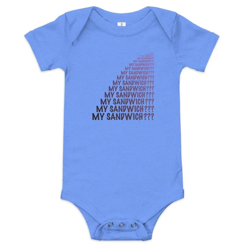 My Sandwich Baby short sleeve one piece VAWDesigns