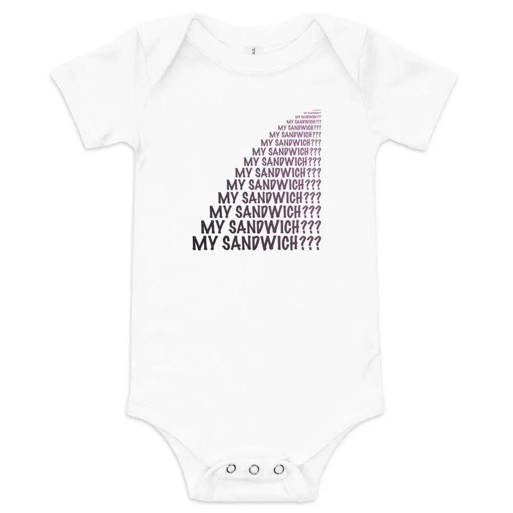 My Sandwich Baby short sleeve one piece VAWDesigns
