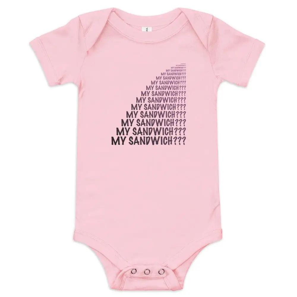 My Sandwich Baby short sleeve one piece VAWDesigns