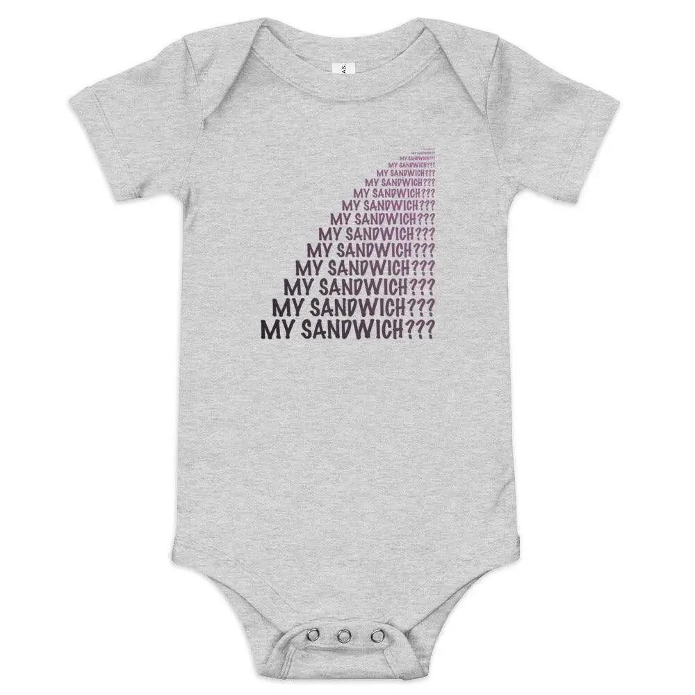 My Sandwich Baby short sleeve one piece VAWDesigns