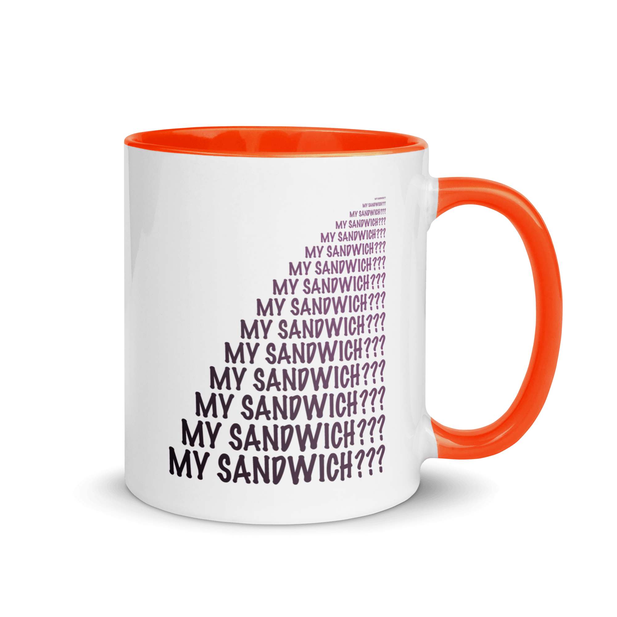 My Sandwich? Mug with Color Inside VAWDesigns