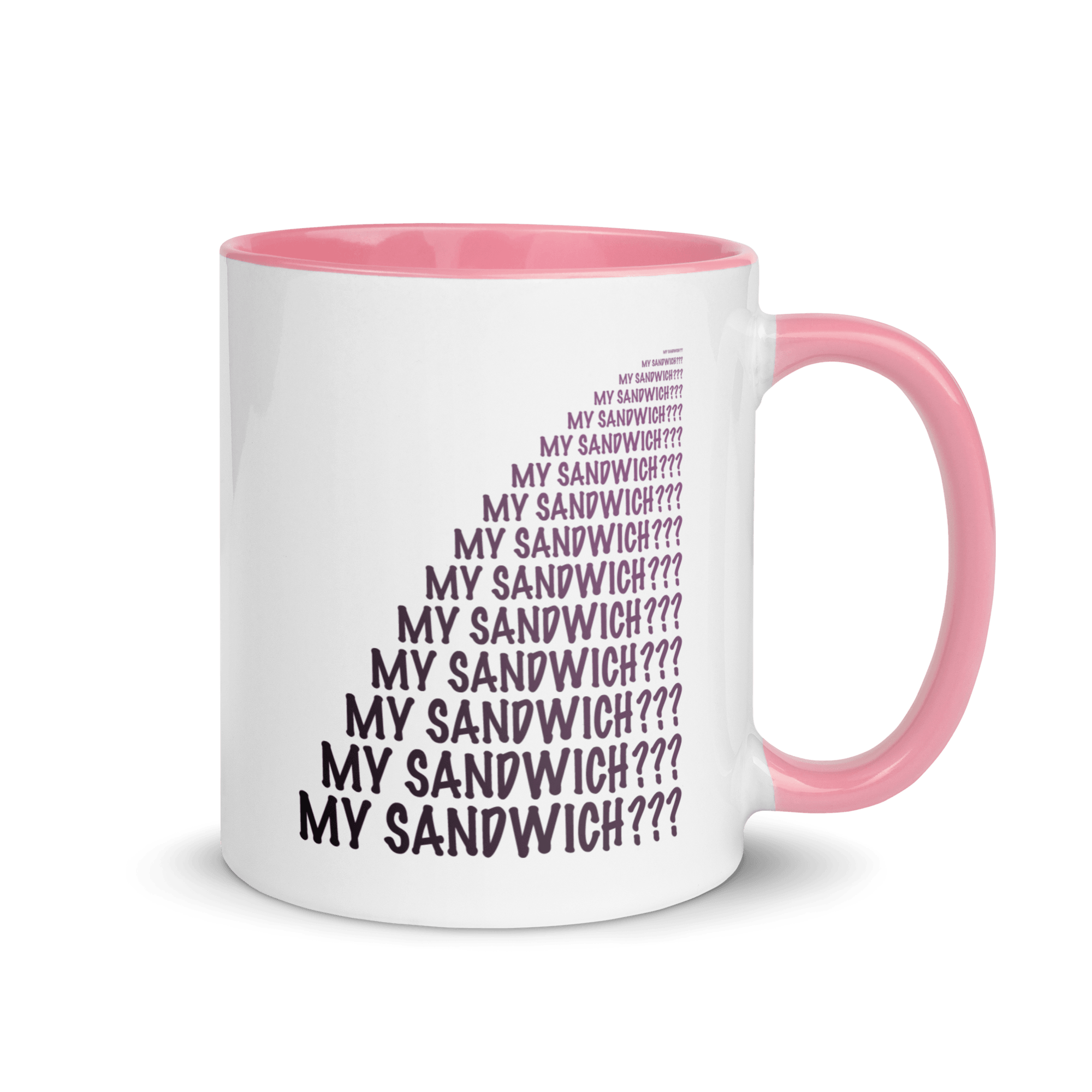 My Sandwich? Mug with Color Inside VAWDesigns