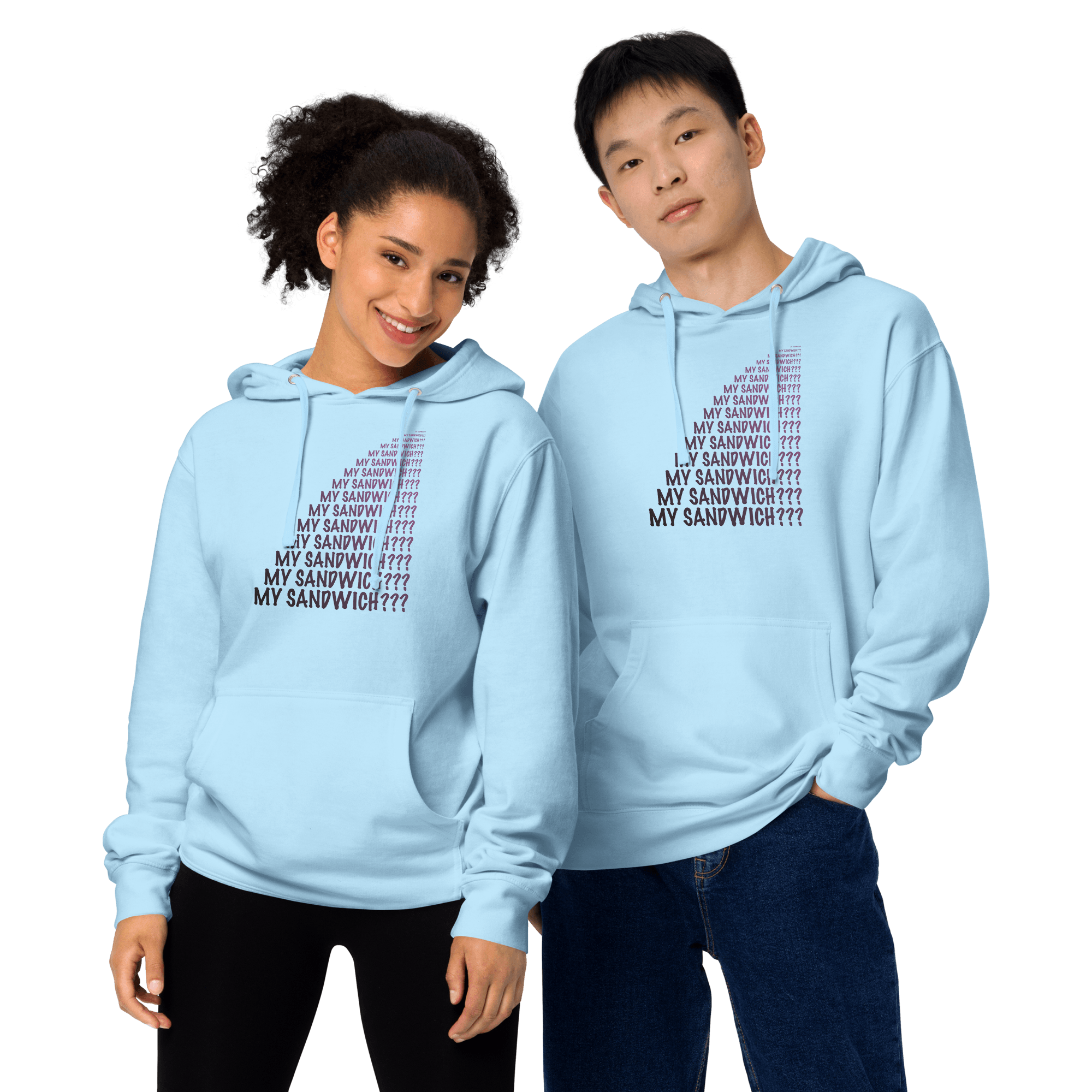 My Sandwich? Unisex midweight hoodie VAWDesigns