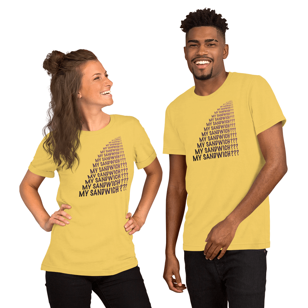 My Sandwich? Unisex t-shirt VAWDesigns