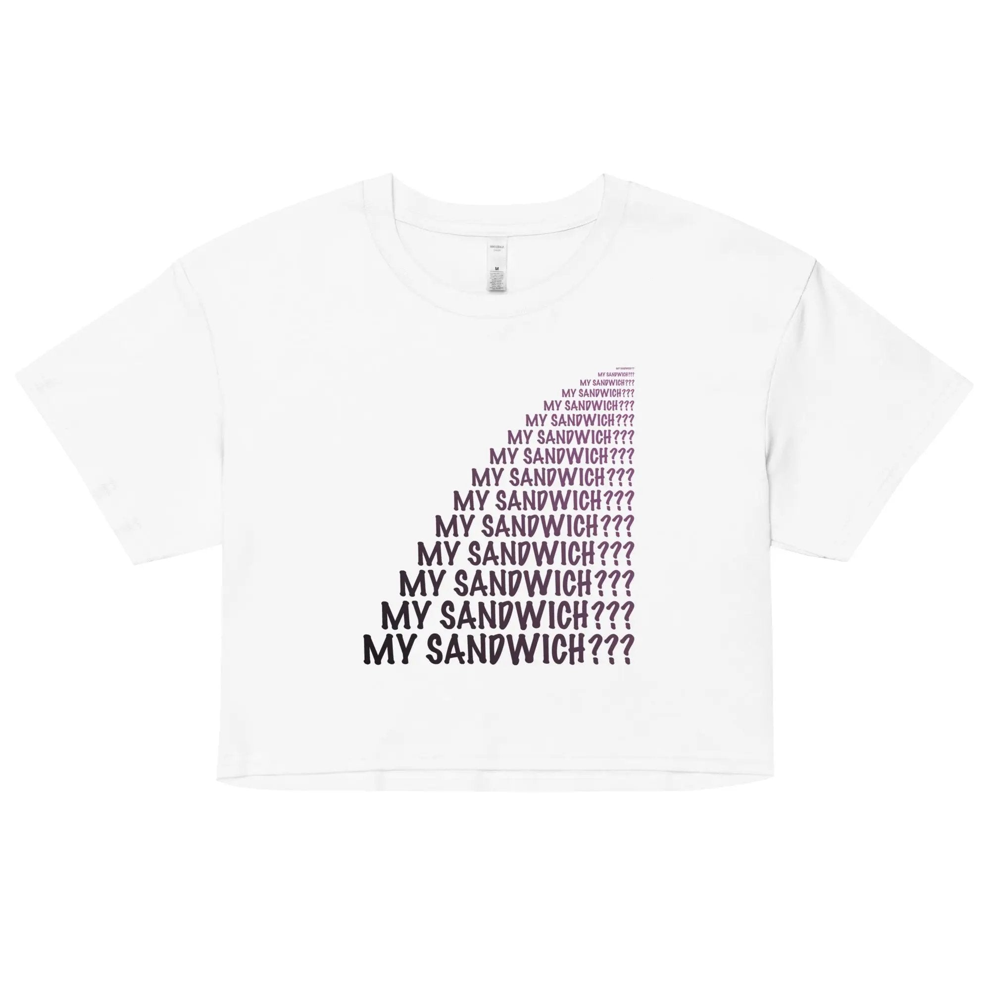 My Sandwich? Women’s crop top VAWDesigns