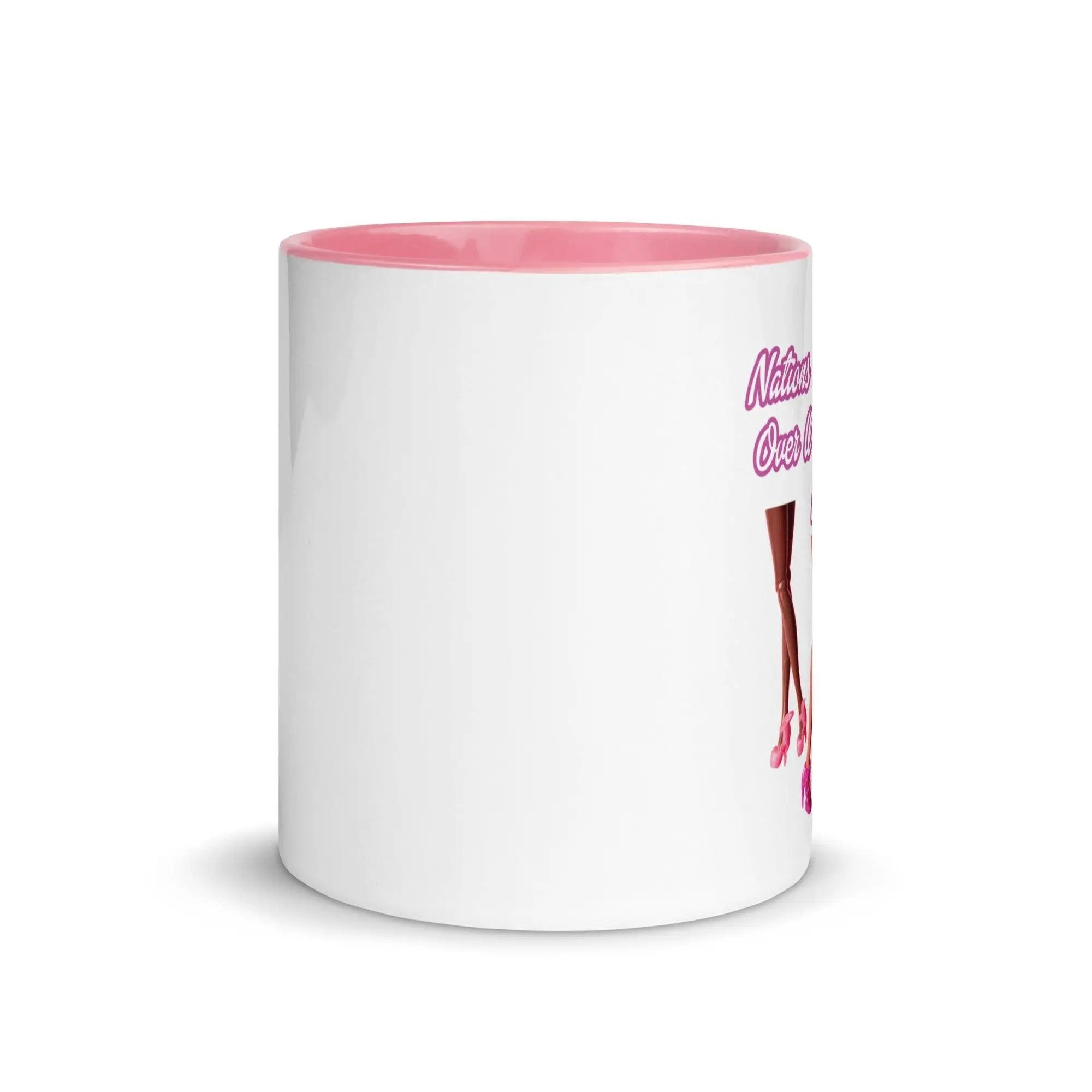 Nations Go To War Over Women Like Me Mug with Color Inside VAWDesigns