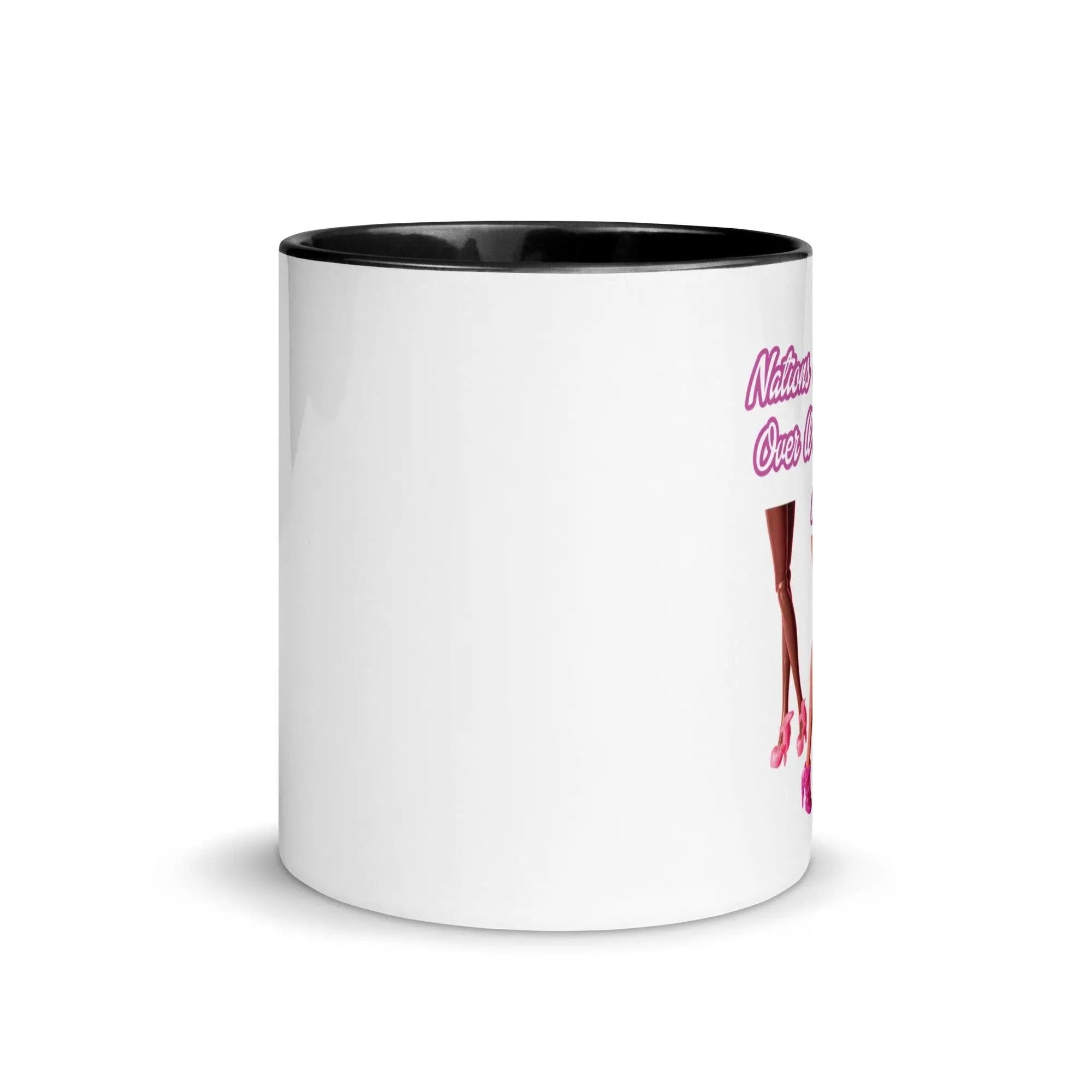 Nations Go To War Over Women Like Me Mug with Color Inside VAWDesigns