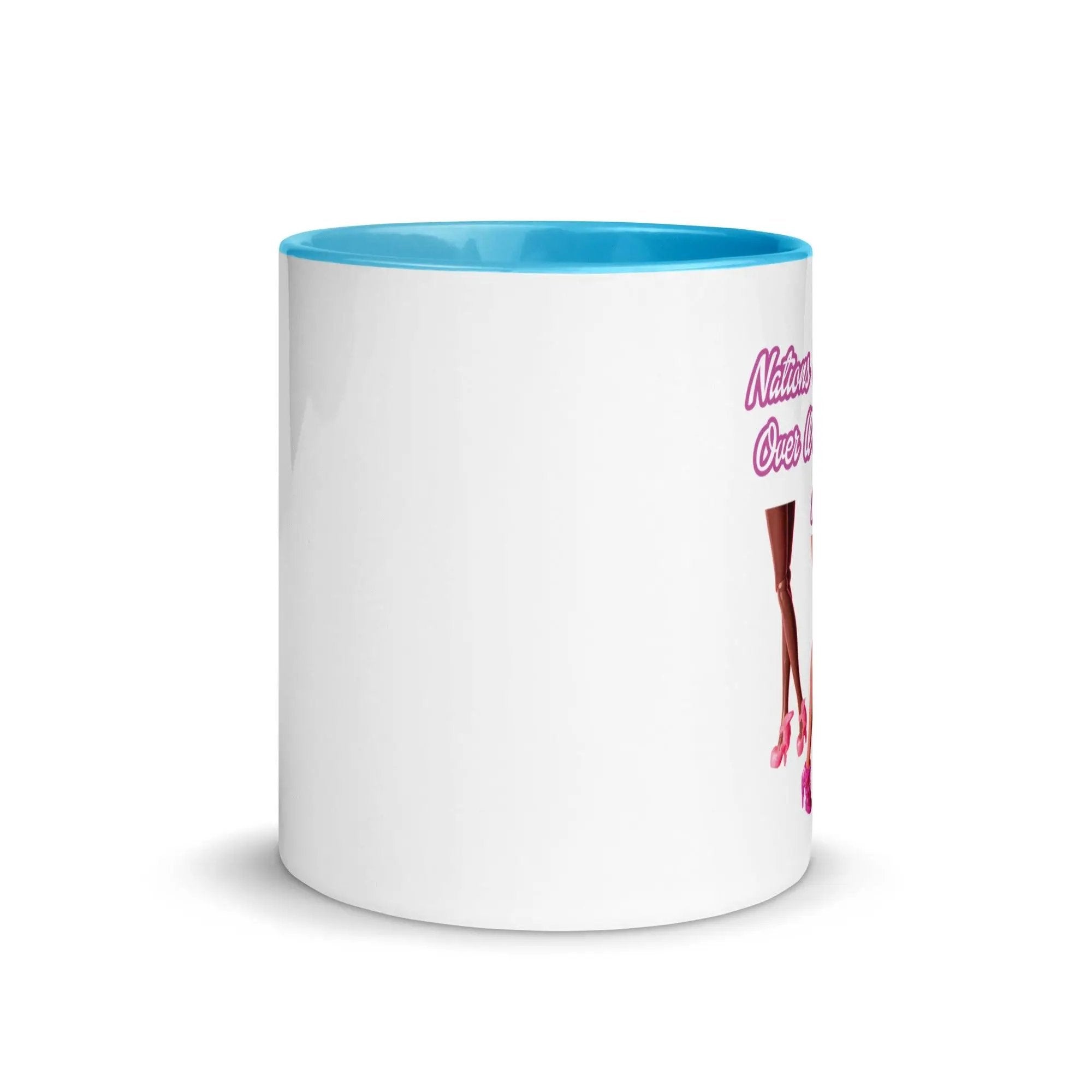 Nations Go To War Over Women Like Me Mug with Color Inside VAWDesigns