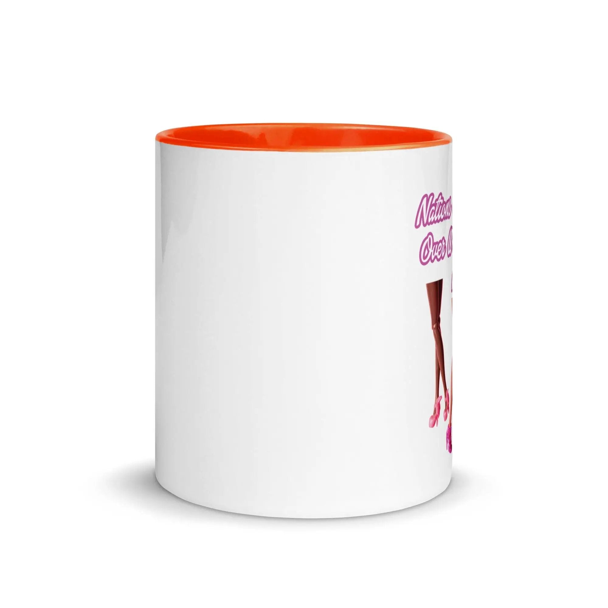Nations Go To War Over Women Like Me Mug with Color Inside VAWDesigns