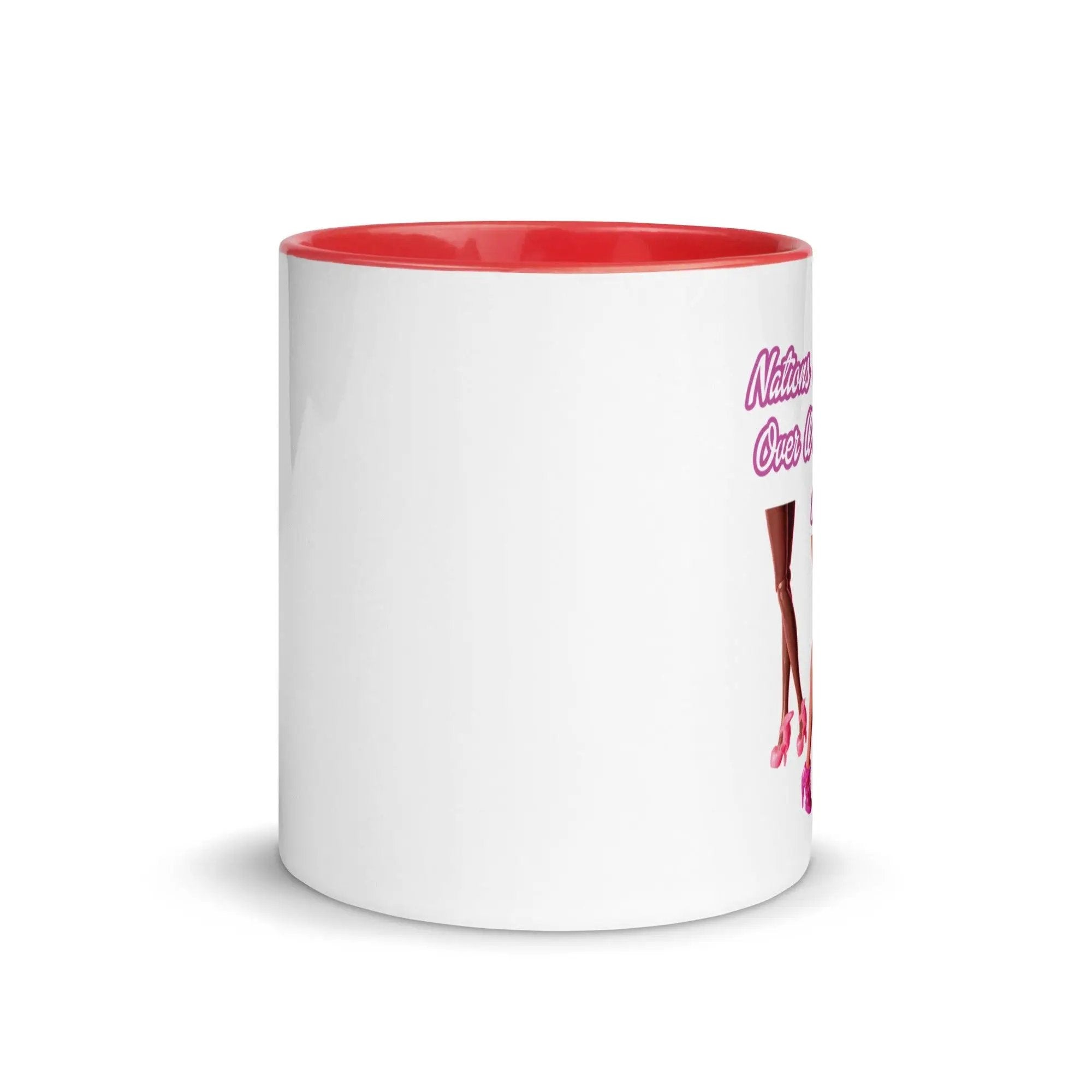 Nations Go To War Over Women Like Me Mug with Color Inside VAWDesigns