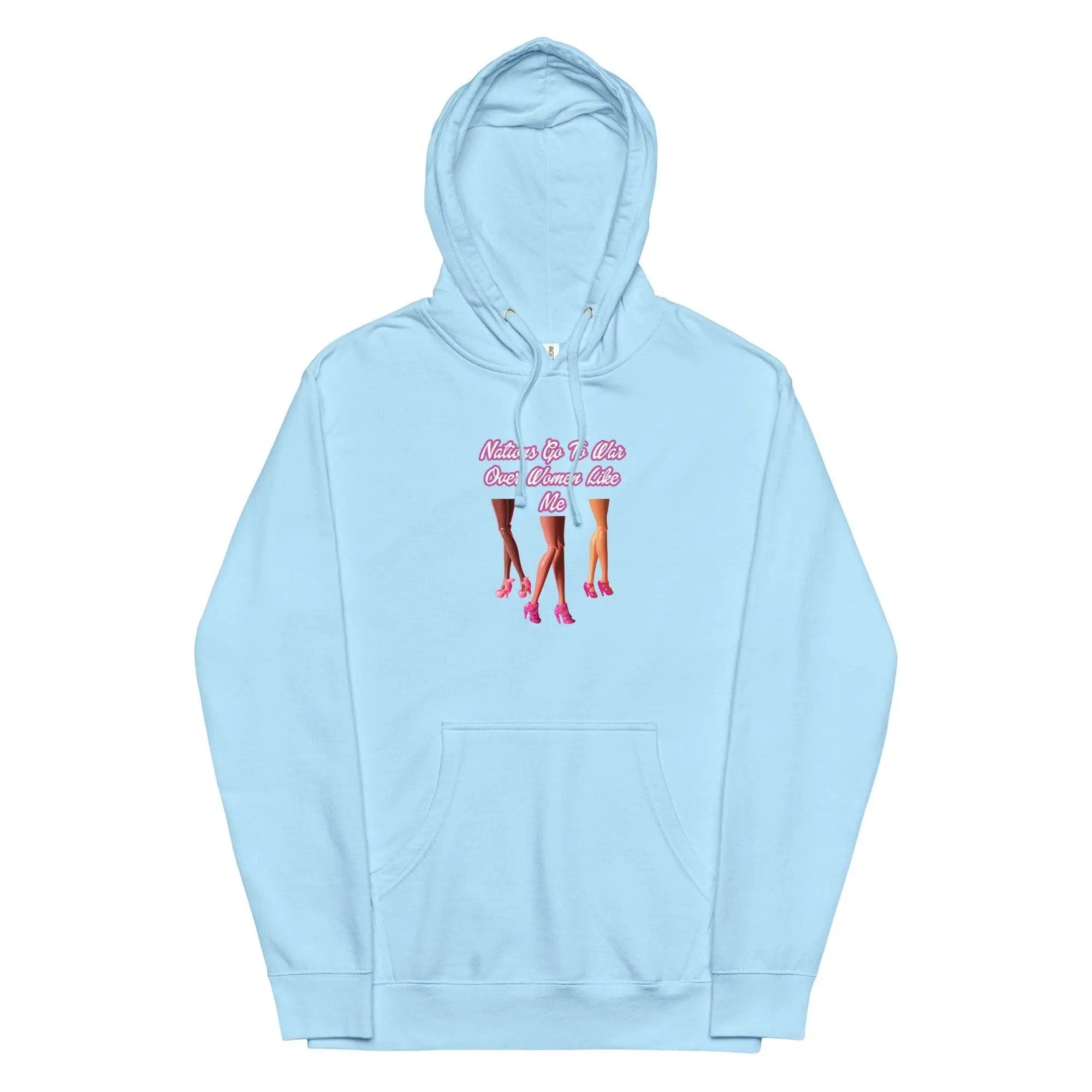 Nations Go To War Over Women Like Me Unisex hoodie