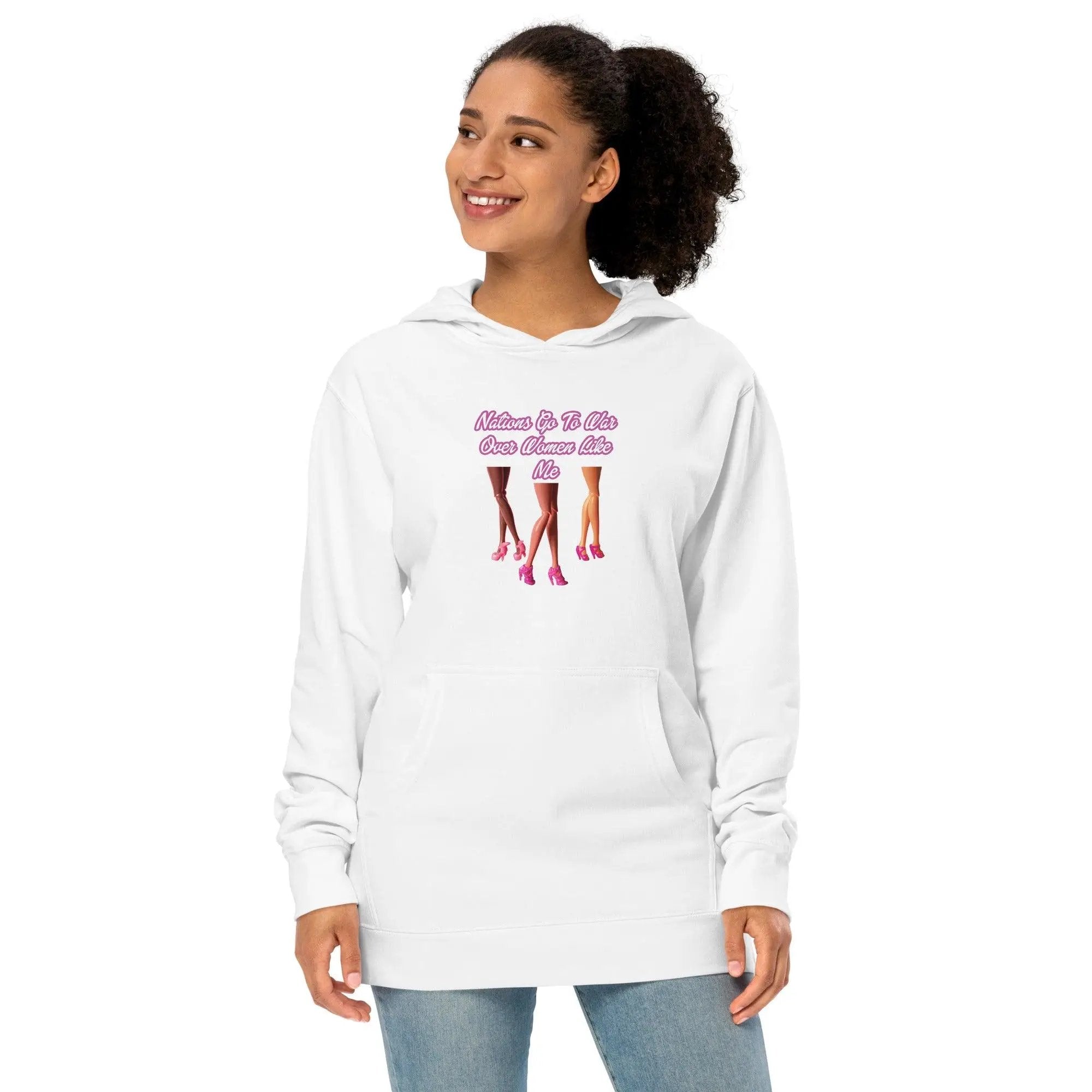 Nations Go To War Over Women Like Me Unisex hoodie