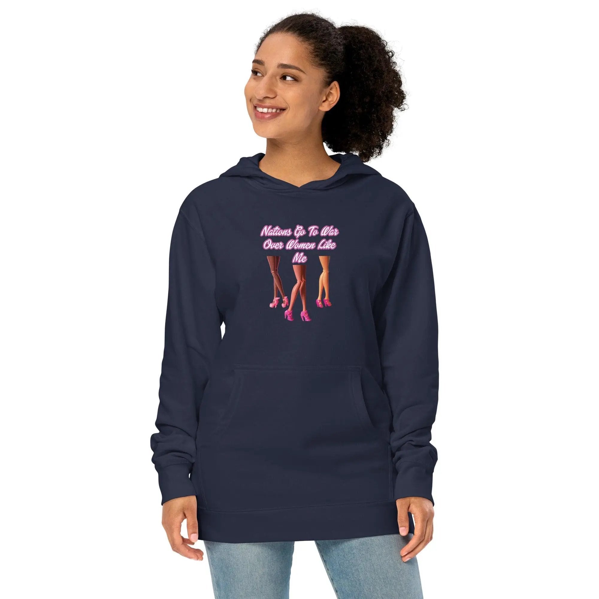 Nations Go To War Over Women Like Me Unisex hoodie