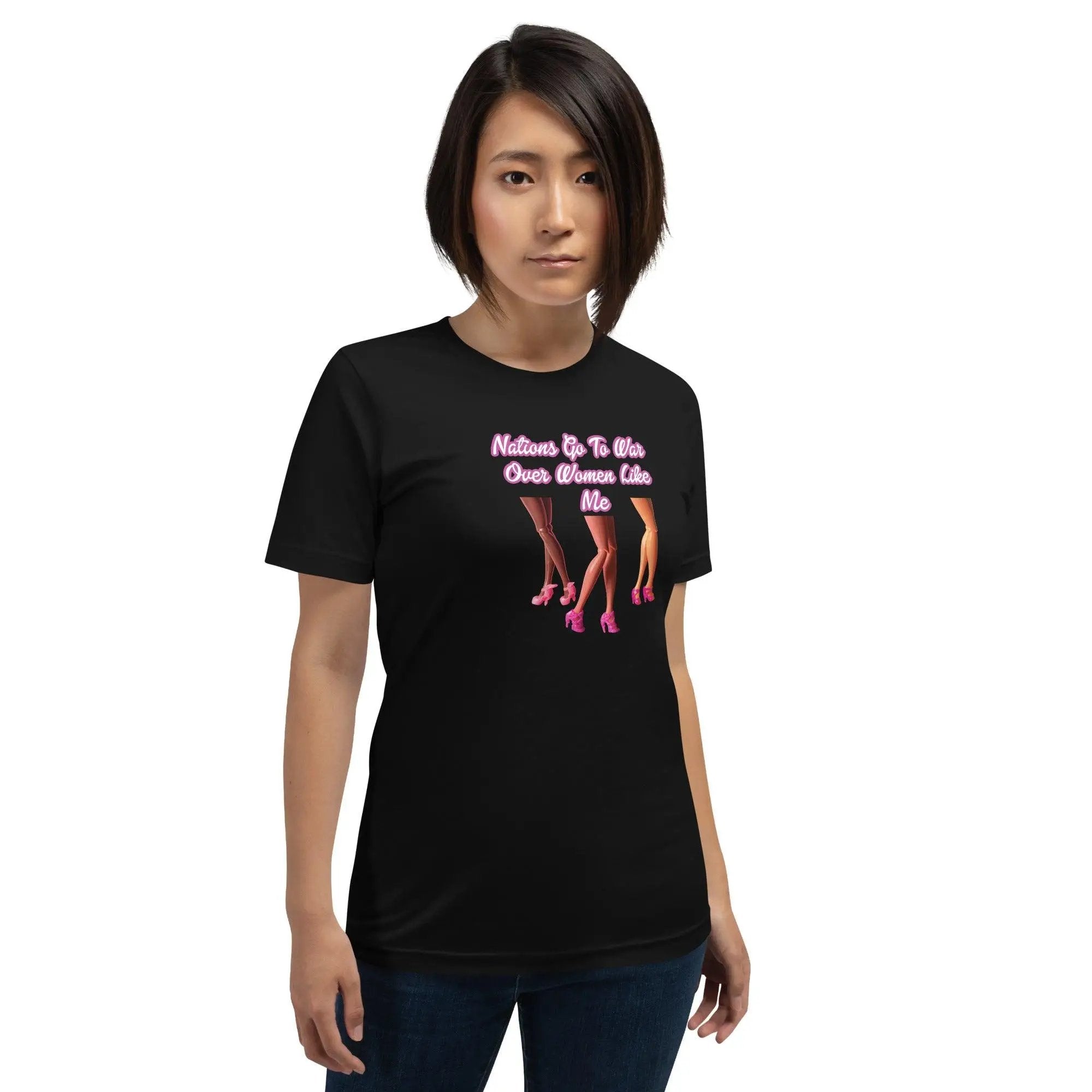 Nations Go To War Over Women Like Me Unisex t-shirt VAWDesigns