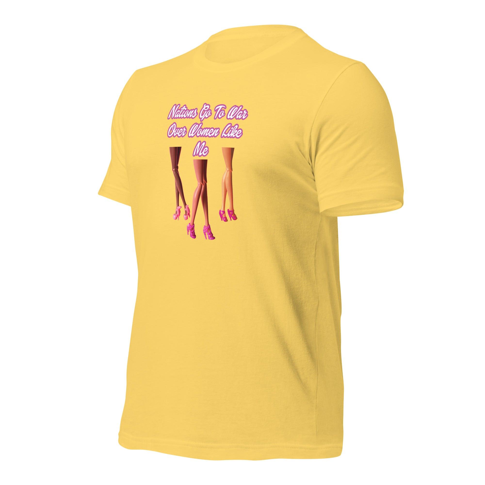 Nations Go To War Over Women Like Me Unisex t-shirt VAWDesigns