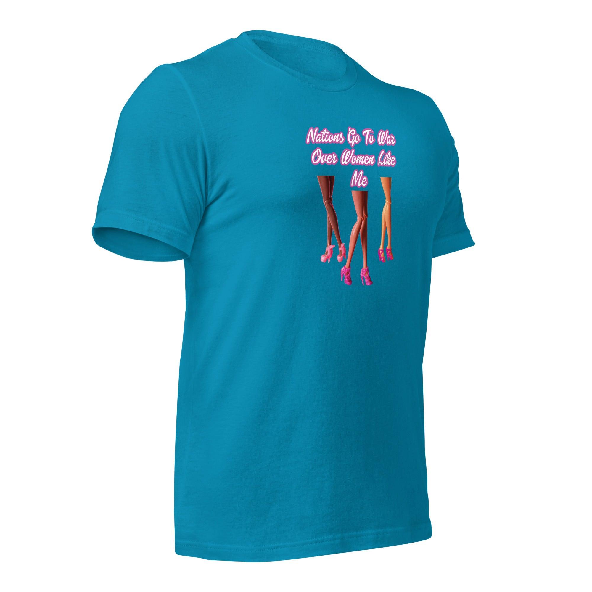 Nations Go To War Over Women Like Me Unisex t-shirt VAWDesigns