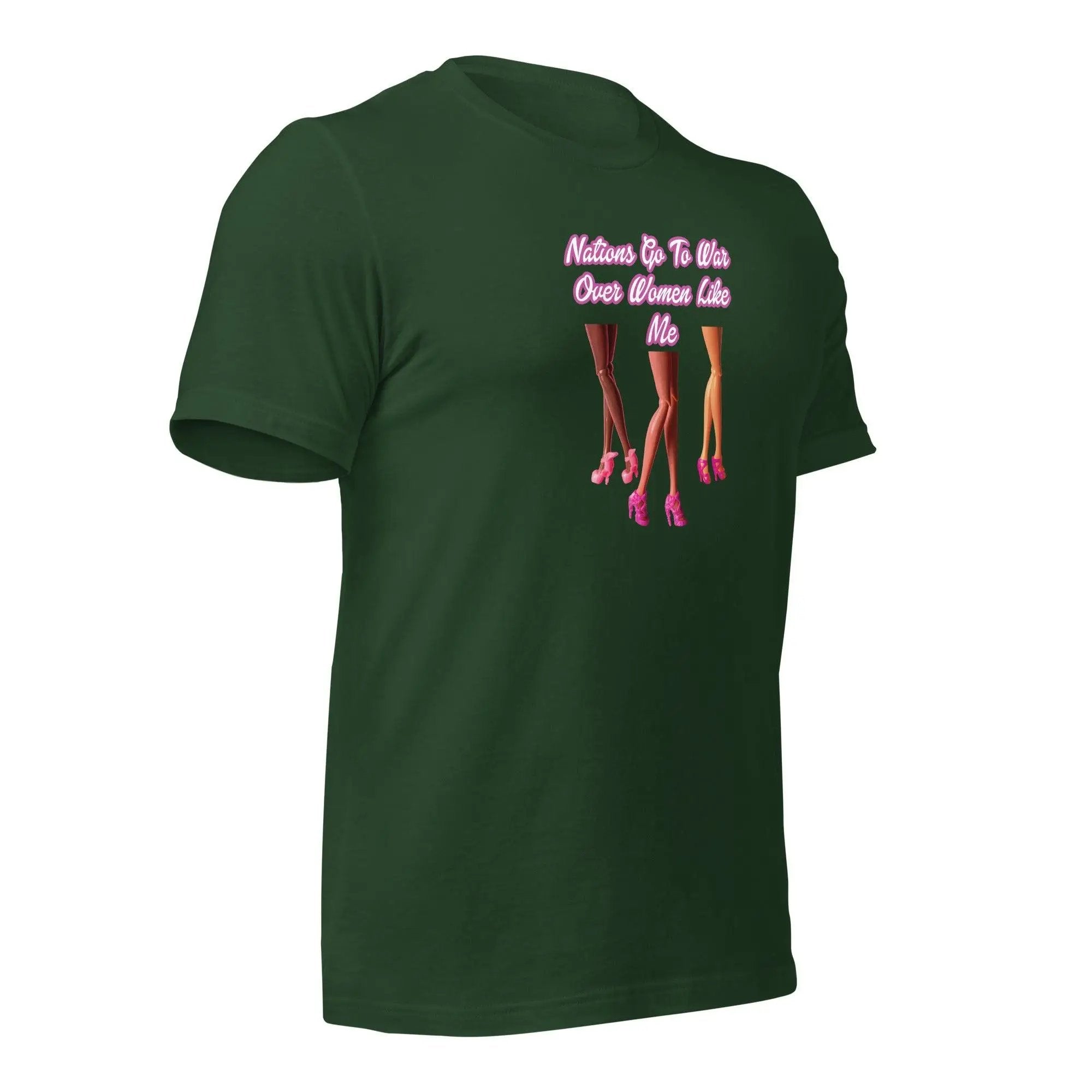 Nations Go To War Over Women Like Me Unisex t-shirt VAWDesigns