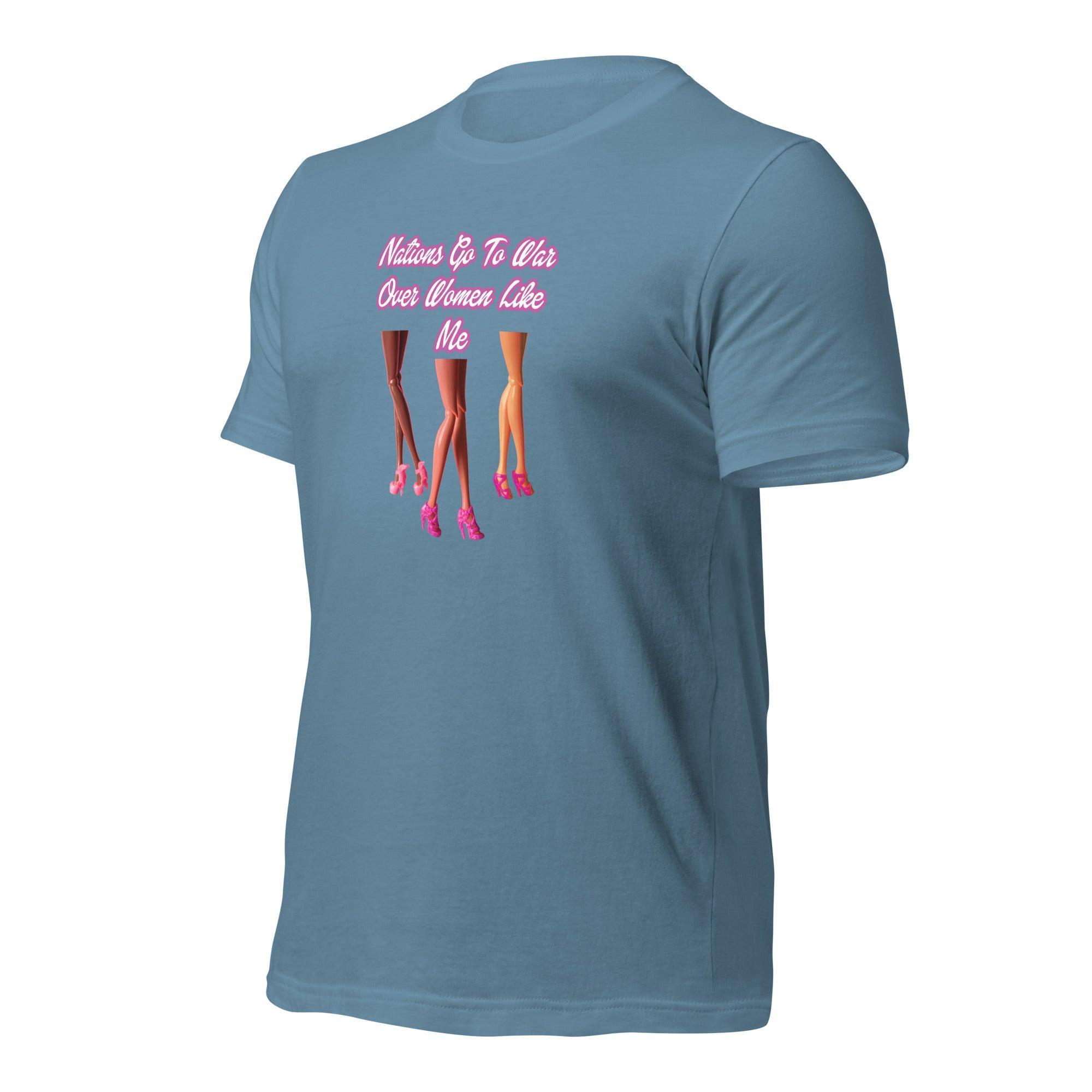 Nations Go To War Over Women Like Me Unisex t-shirt VAWDesigns