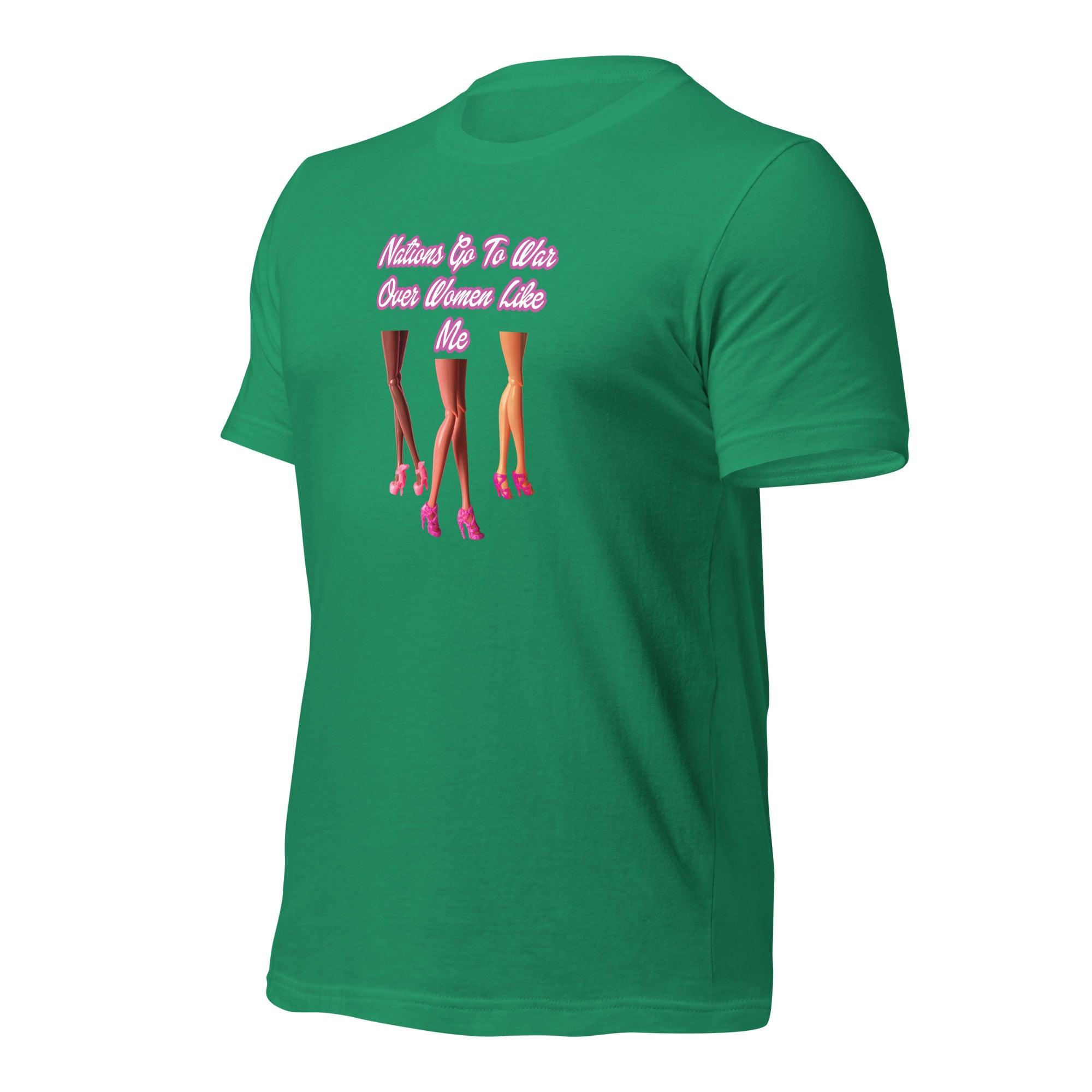 Nations Go To War Over Women Like Me Unisex t-shirt VAWDesigns