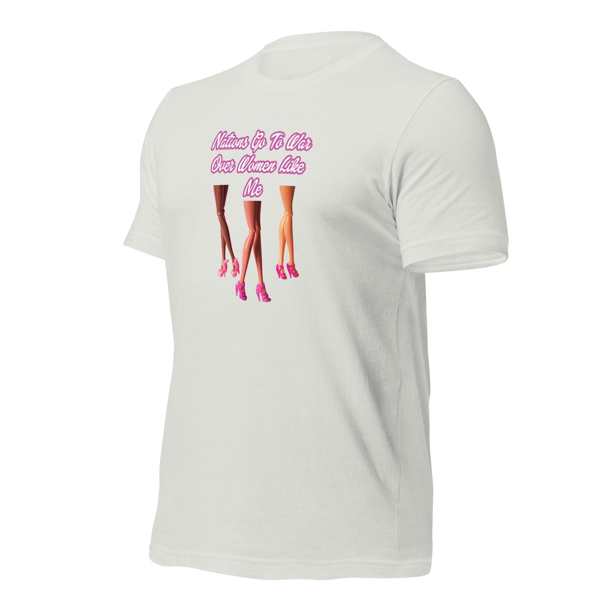 Nations Go To War Over Women Like Me Unisex t-shirt VAWDesigns