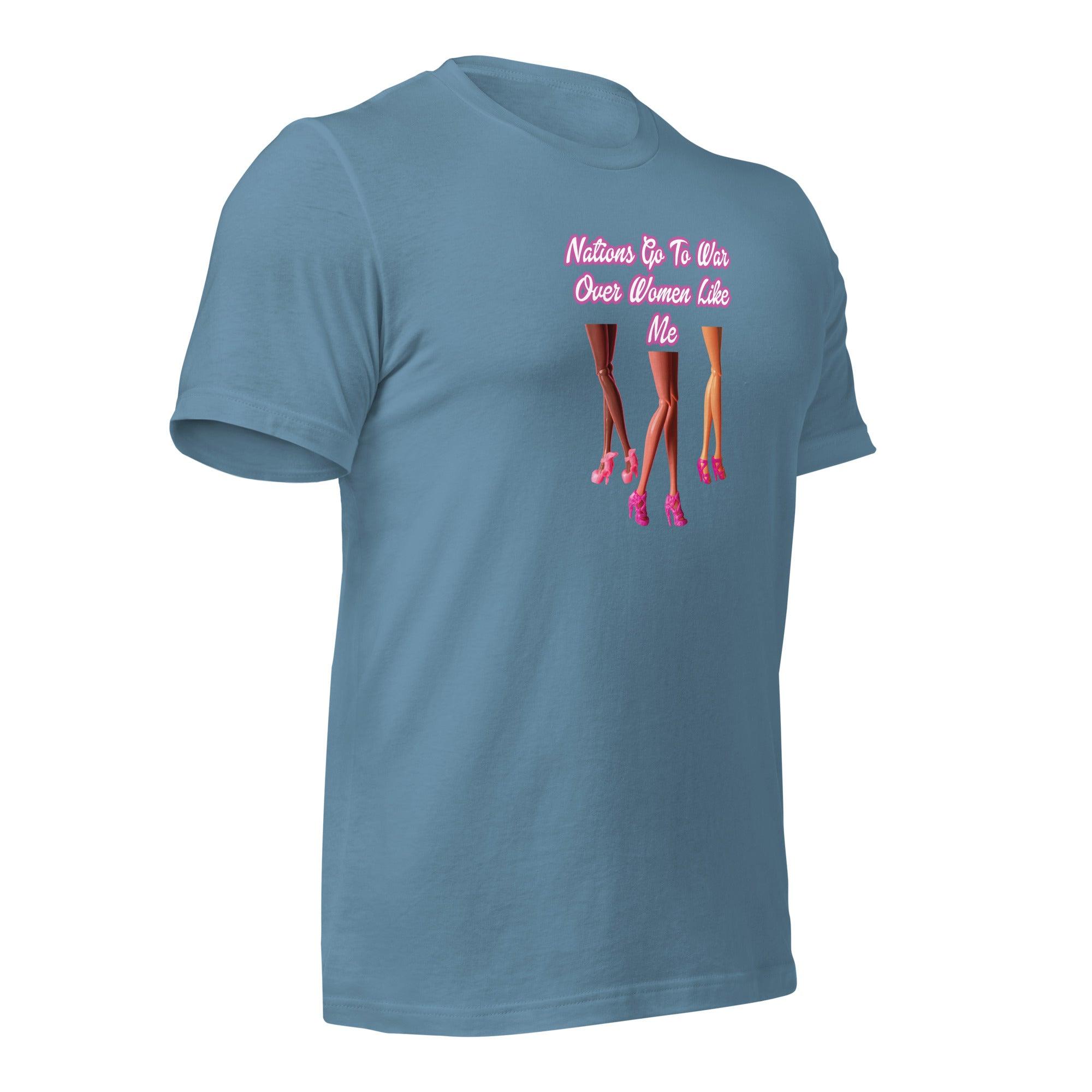 Nations Go To War Over Women Like Me Unisex t-shirt VAWDesigns