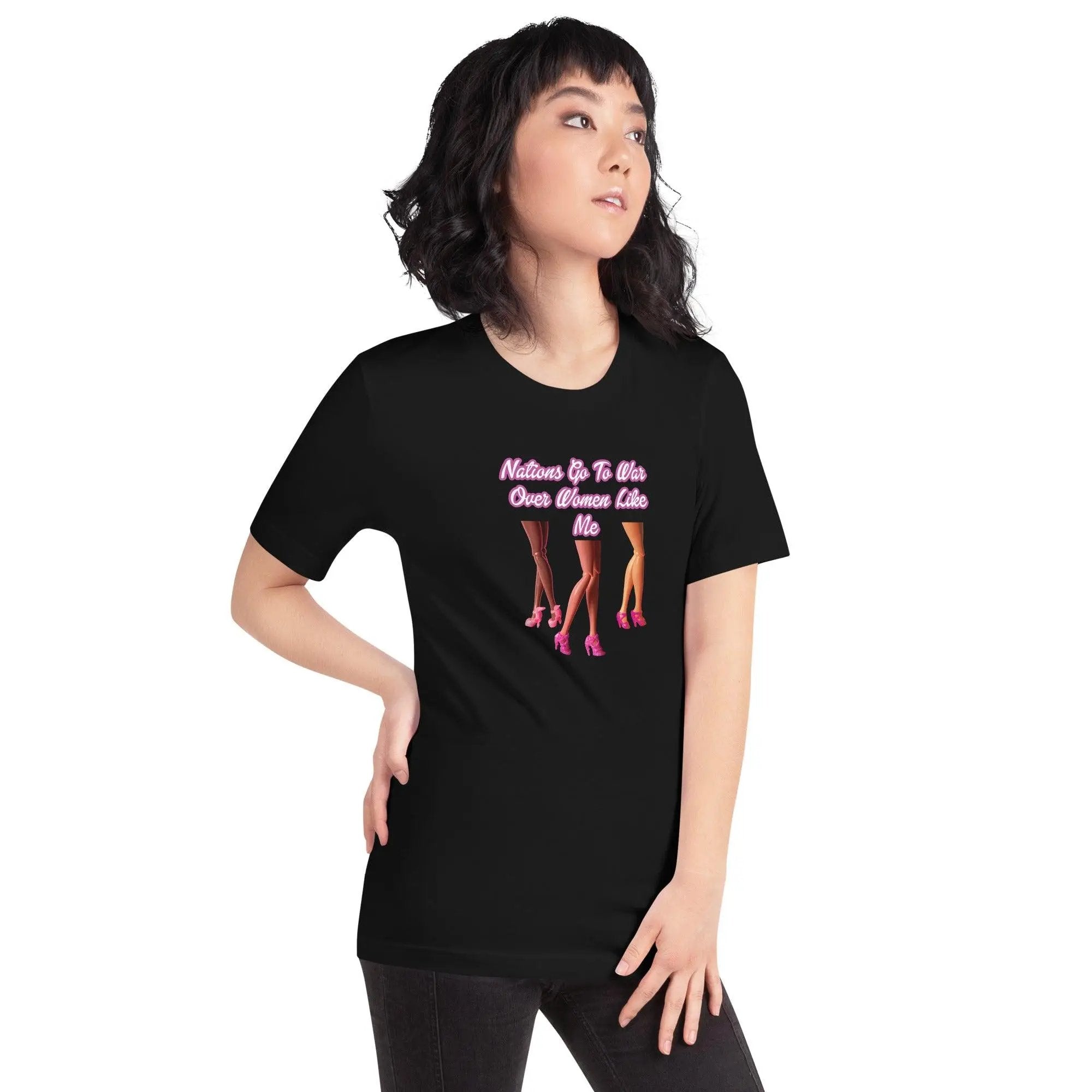 Nations Go To War Over Women Like Me Unisex t-shirt VAWDesigns