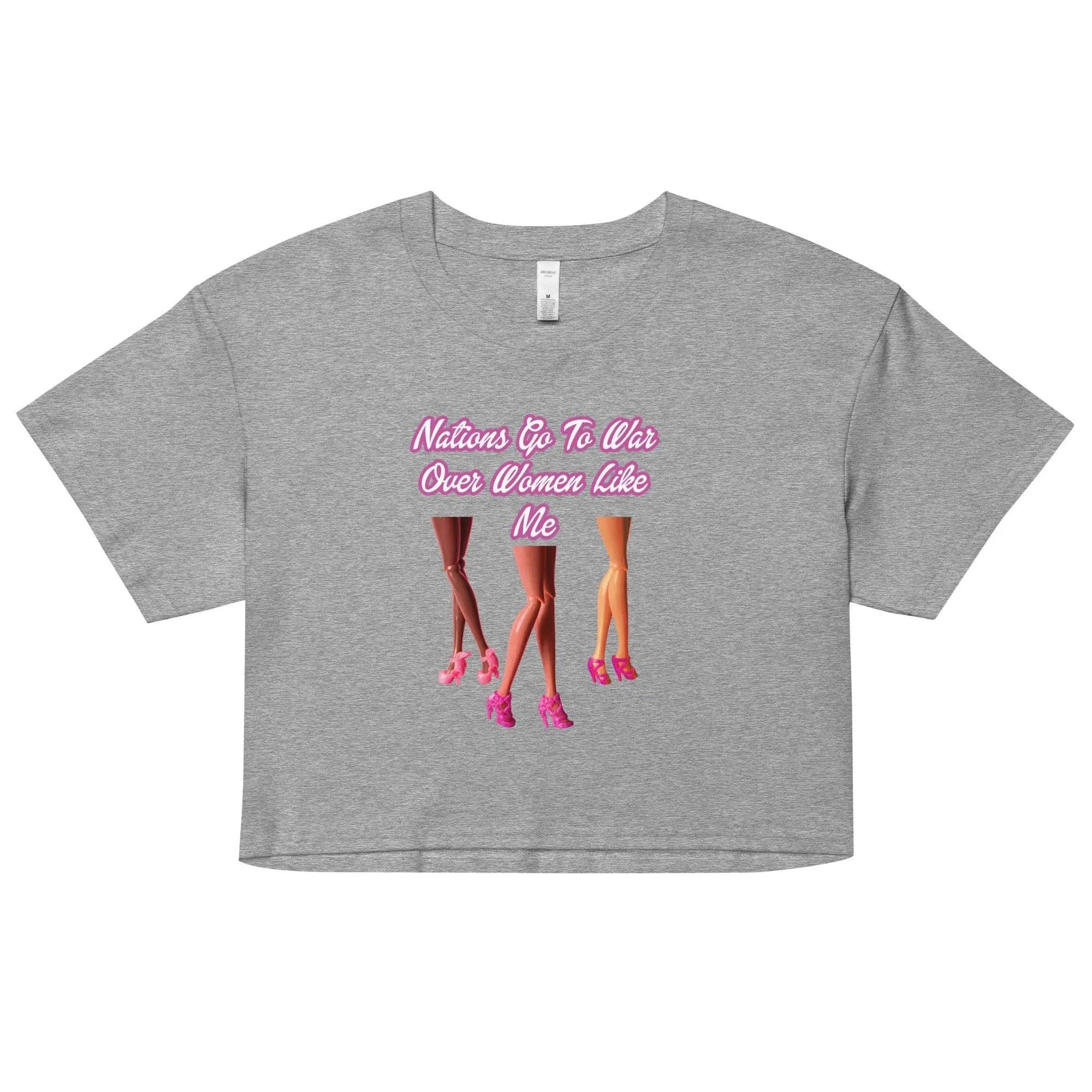 Nations Go To War Over Women Like Me Women’s Crop Top VAWDesigns