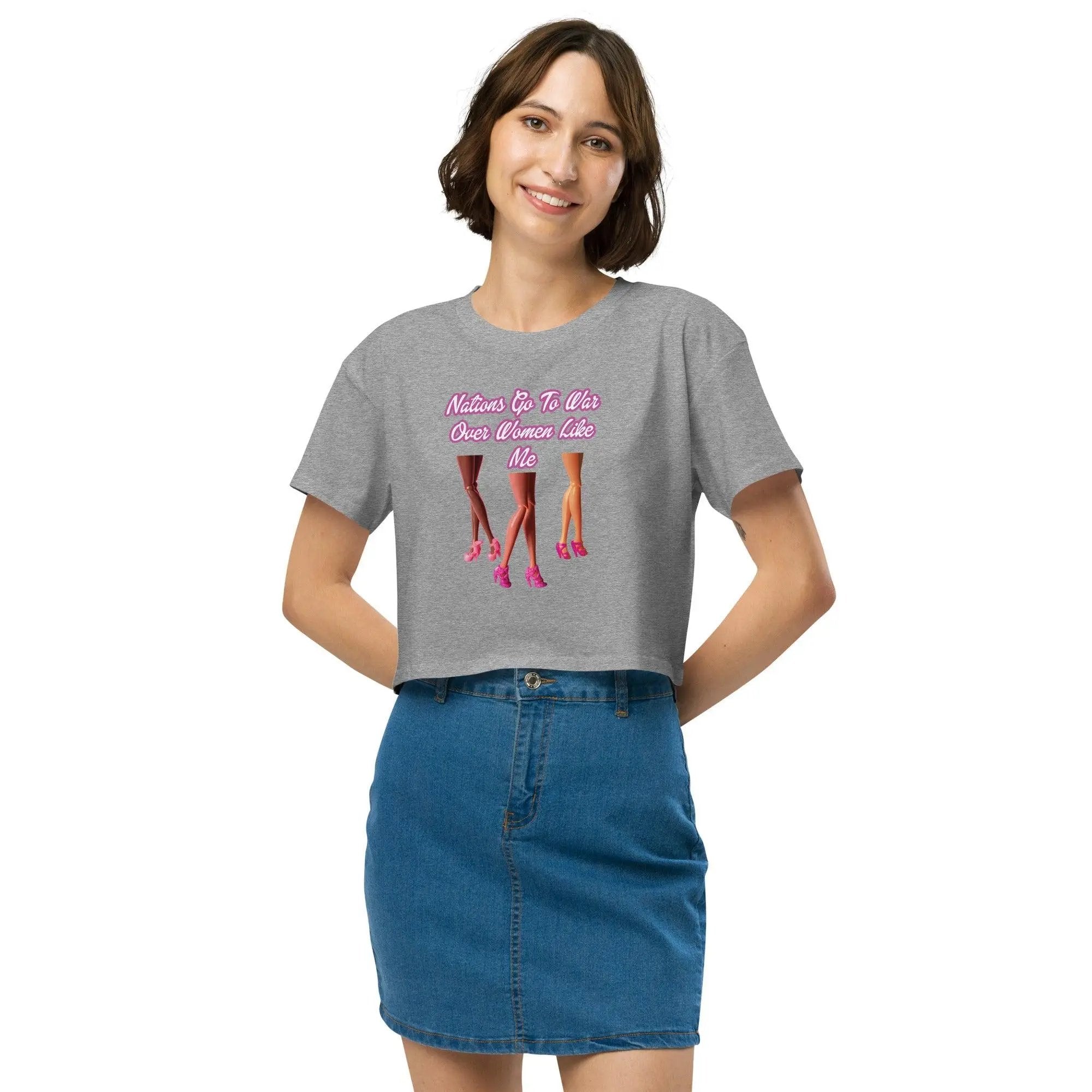 Nations Go To War Over Women Like Me Women’s Crop Top VAWDesigns