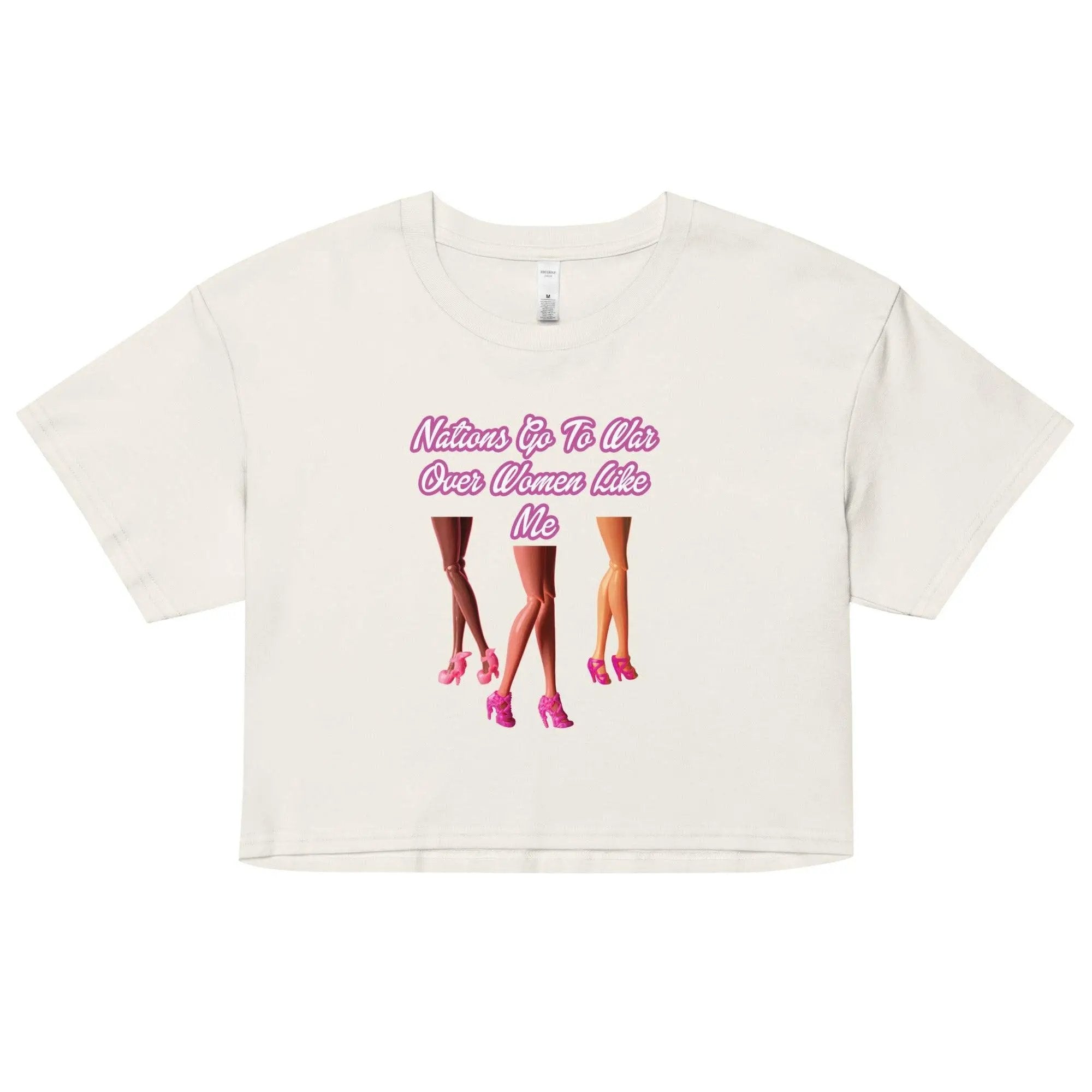 Nations Go To War Over Women Like Me Women’s Crop Top VAWDesigns