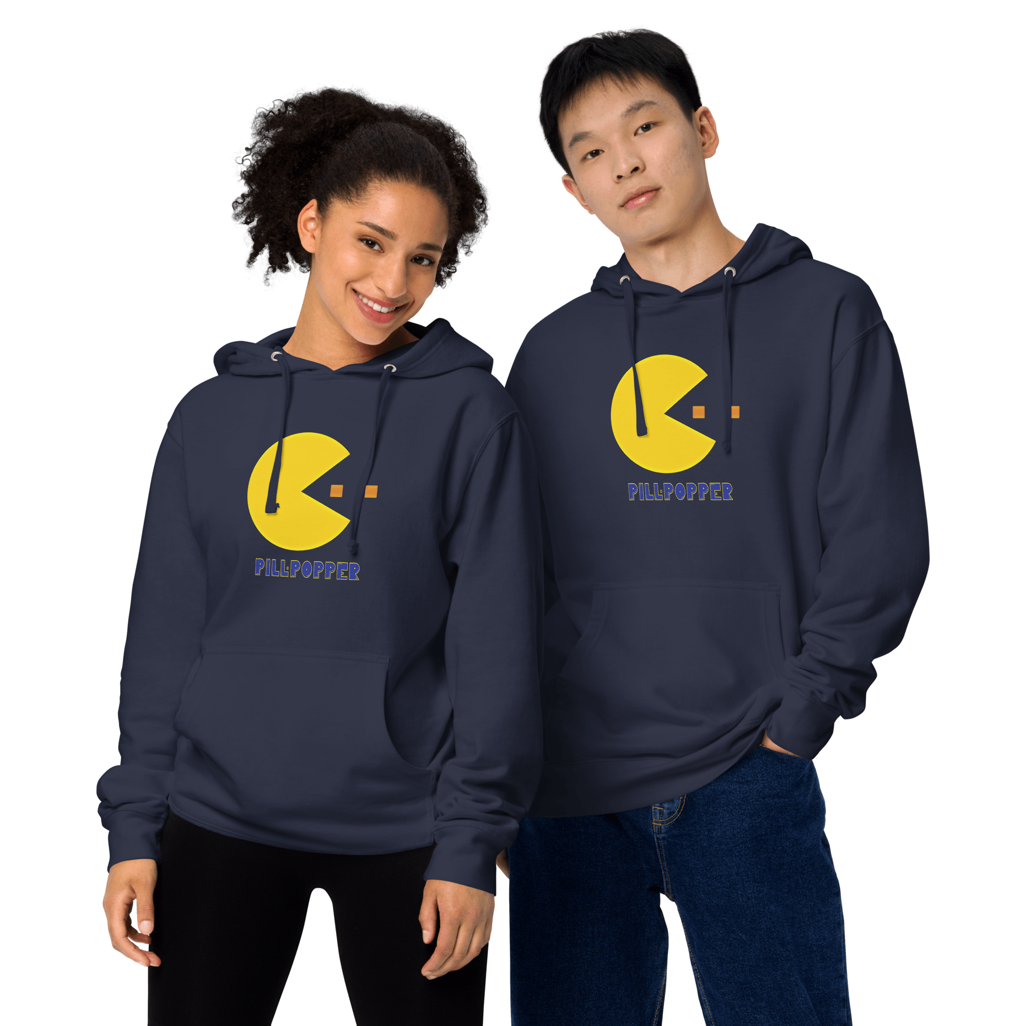 Pill-Popper Unisex midweight hoodie VAWDesigns