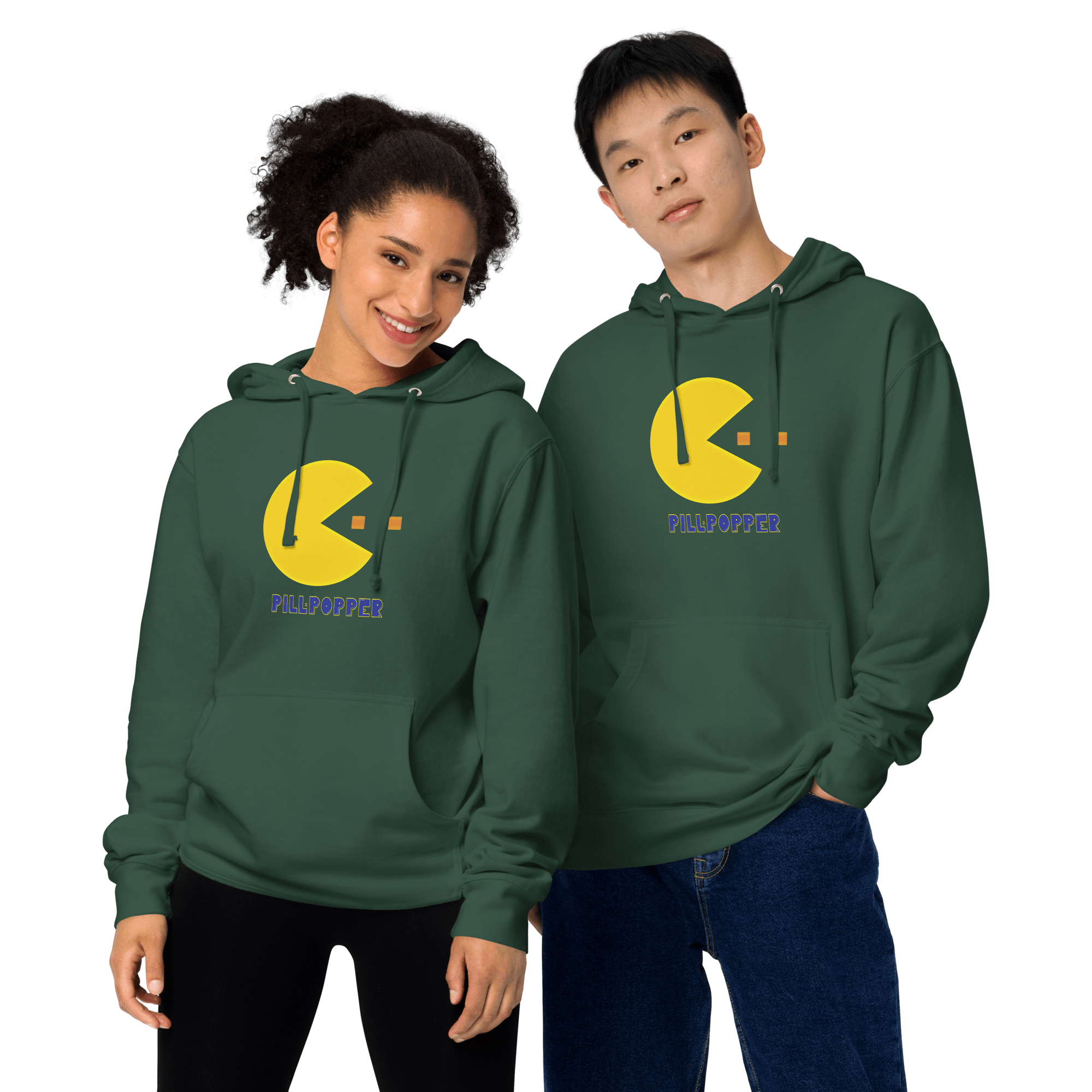 Pill-Popper Unisex midweight hoodie VAWDesigns