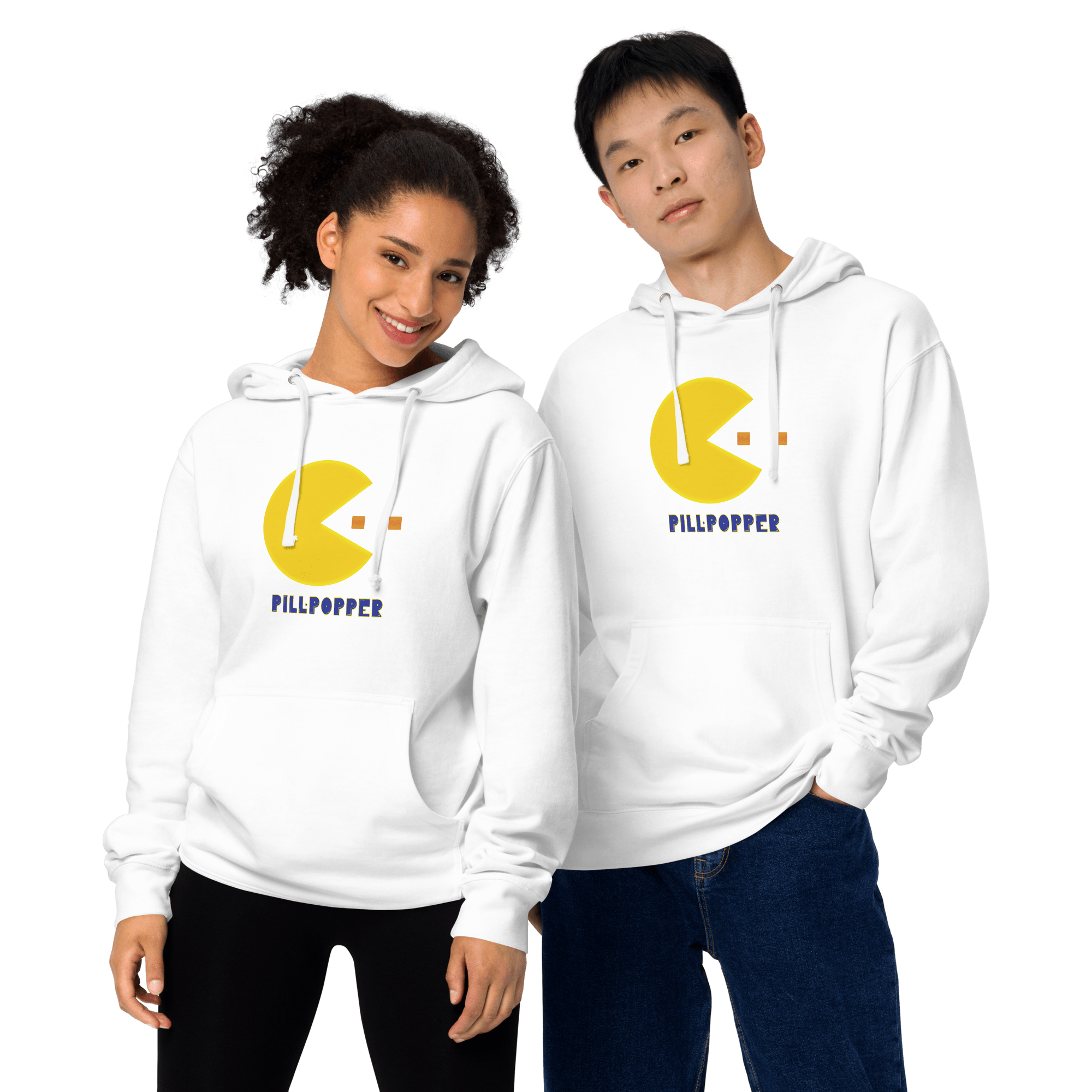 Pill-Popper Unisex midweight hoodie VAWDesigns