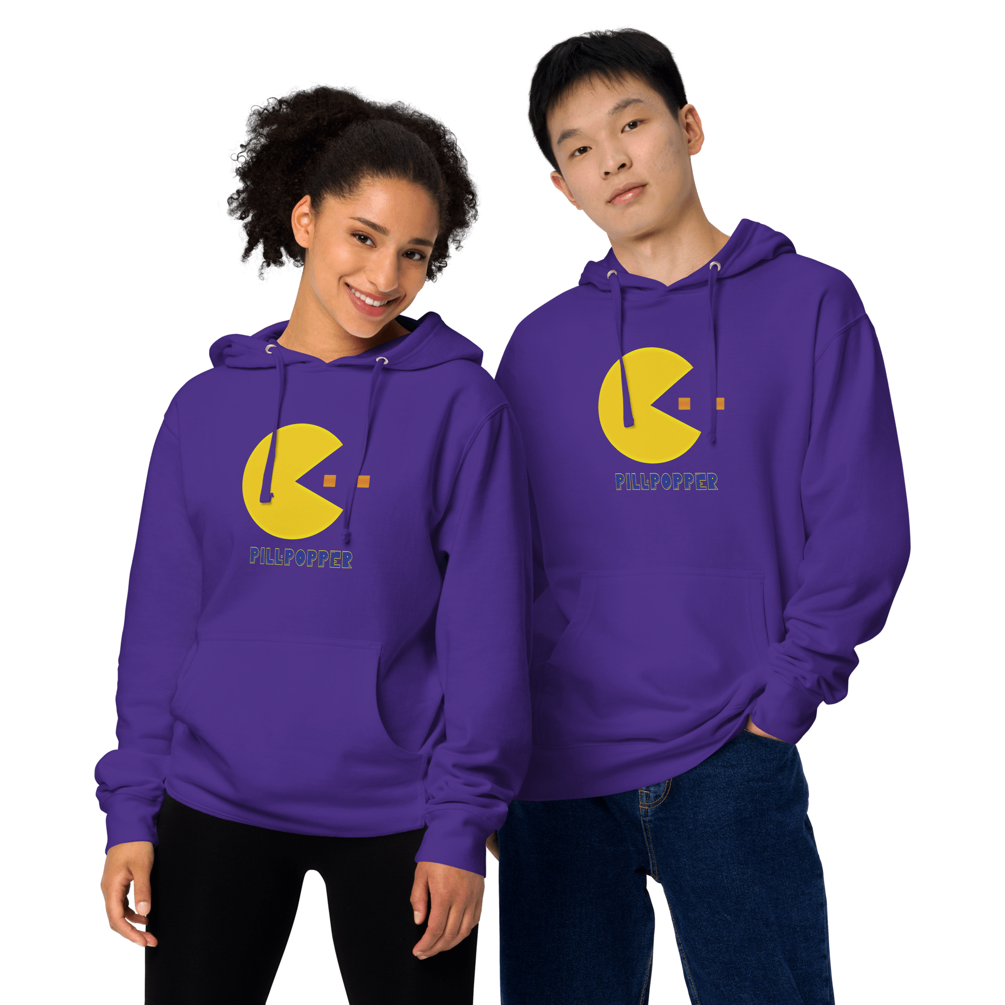 Pill-Popper Unisex midweight hoodie VAWDesigns