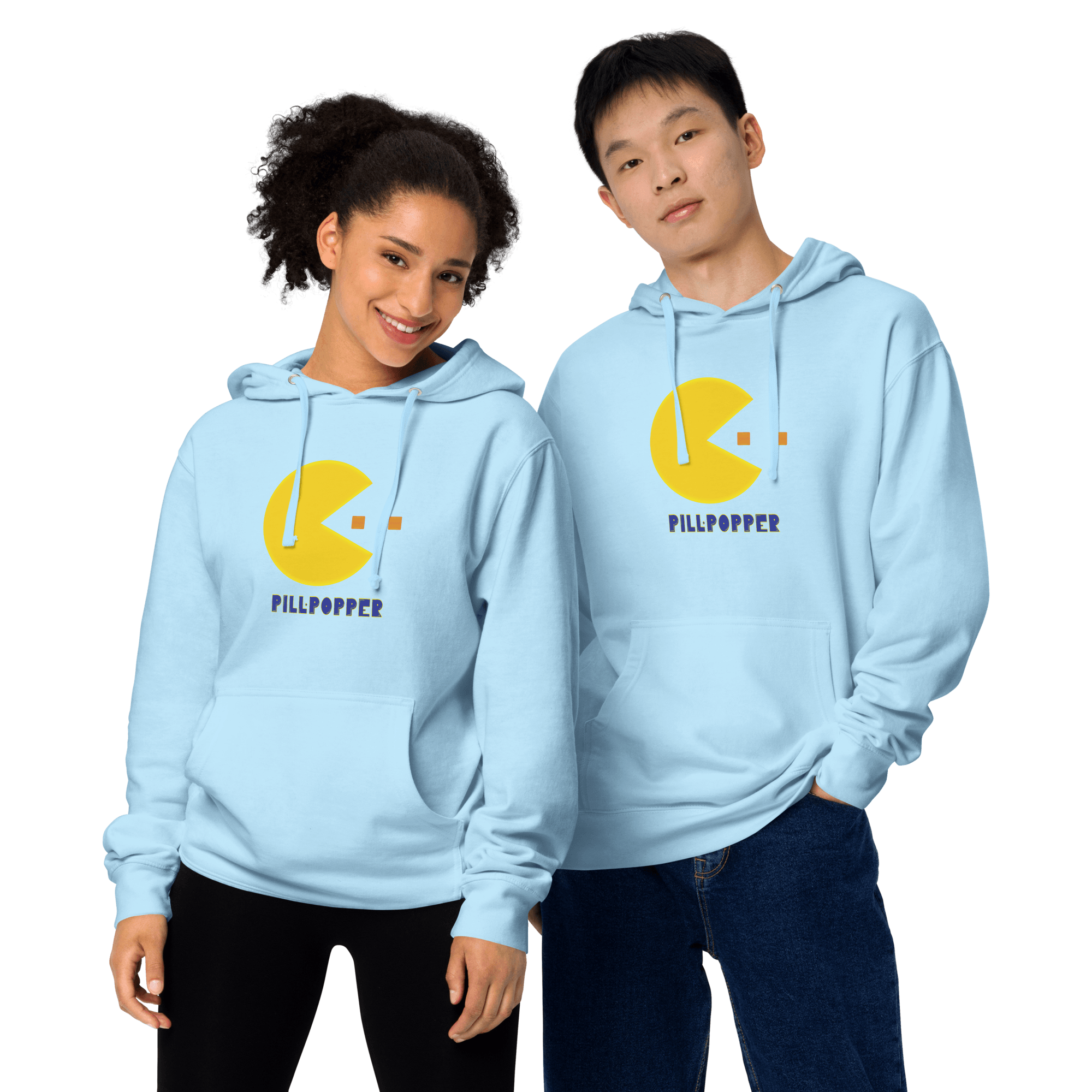 Pill-Popper Unisex midweight hoodie VAWDesigns