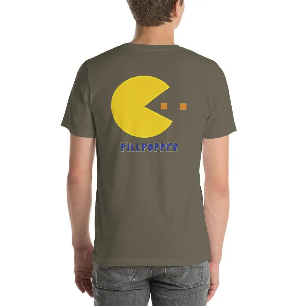 Pill-Popper Unisex t-shirt VAWDesigns