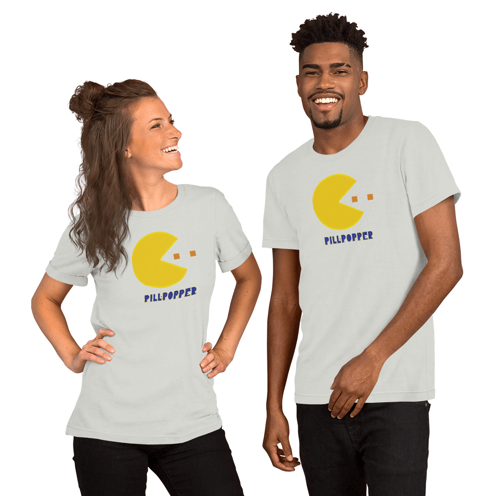 Pill-Popper Unisex t-shirt VAWDesigns