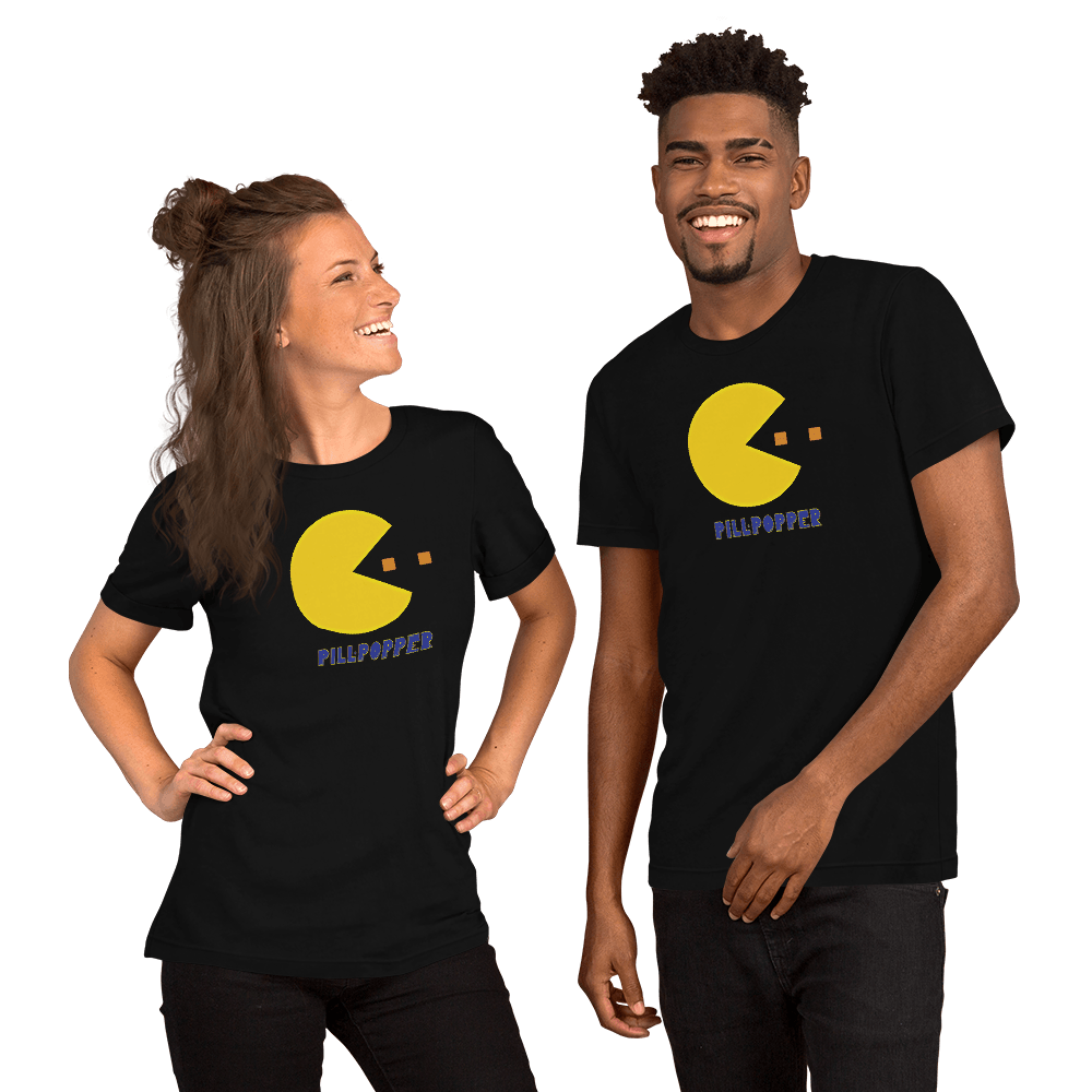 Pill-Popper Unisex t-shirt VAWDesigns