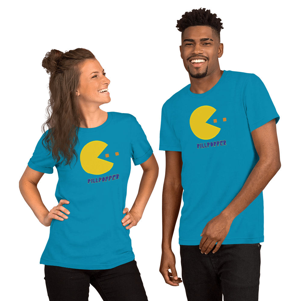 Pill-Popper Unisex t-shirt VAWDesigns