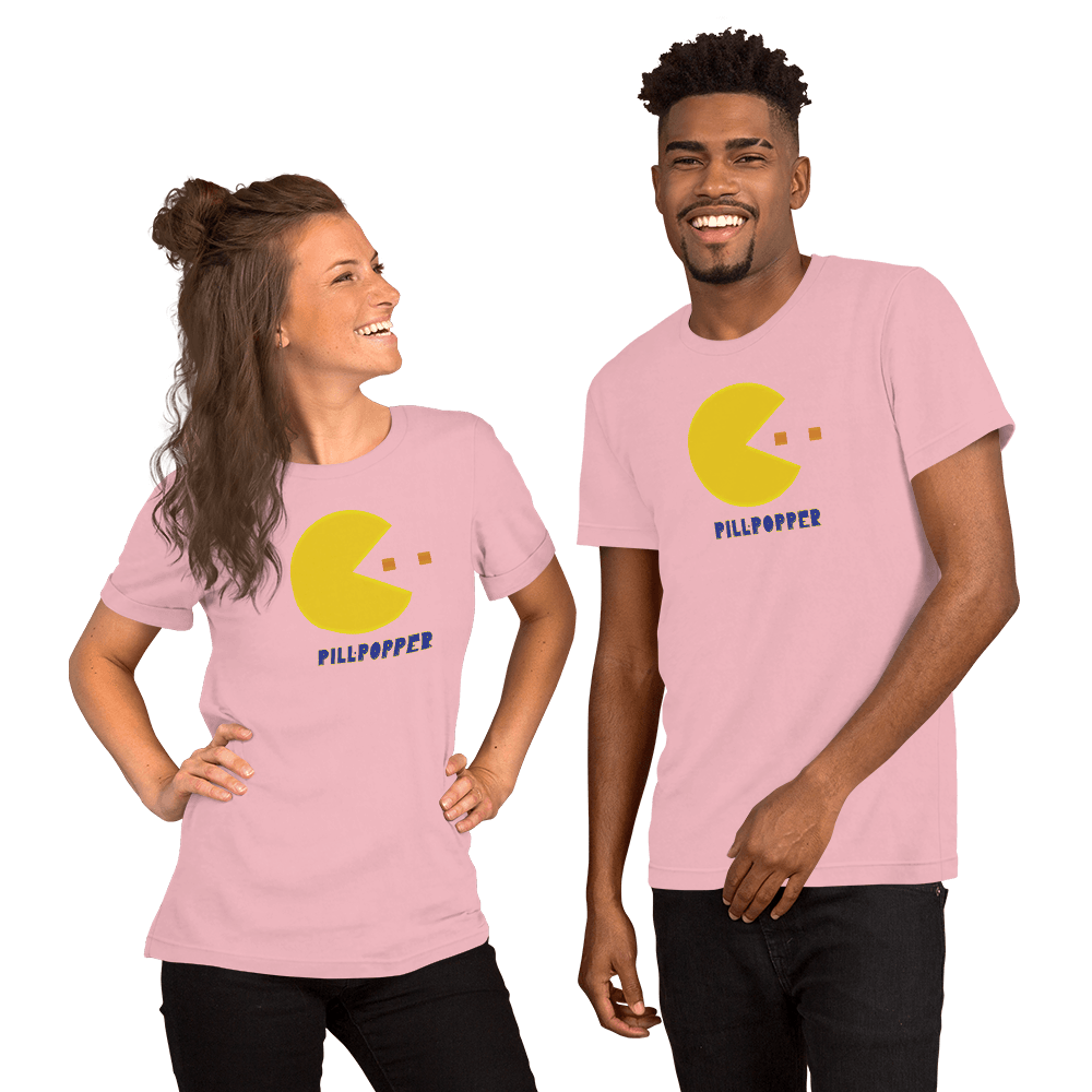 Pill-Popper Unisex t-shirt VAWDesigns
